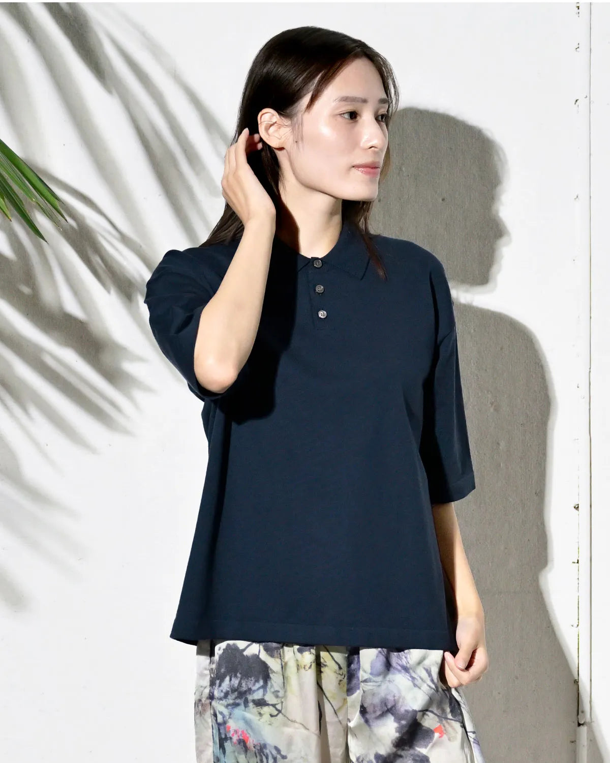 Fサイズ モデル身長:163cm#カラー_02 ダークネイビー