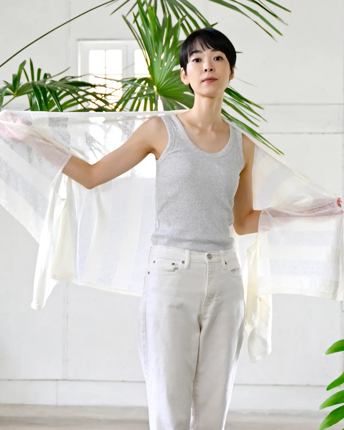 モデル身長:169cm#カラー_11 ホワイト×ホワイト