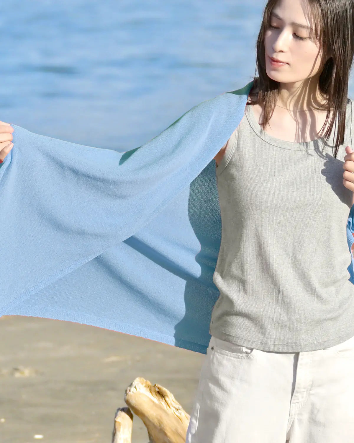 モデル身長:163cm#カラー_21 サックス