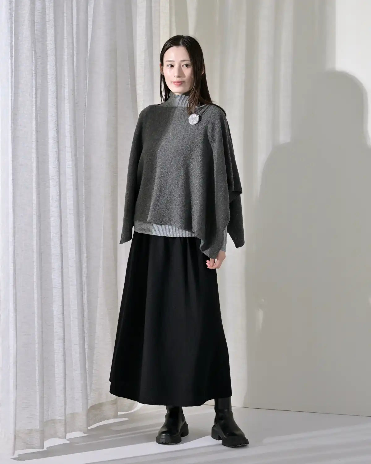 モデル身長:163cm#カラー_10 ダークグレー