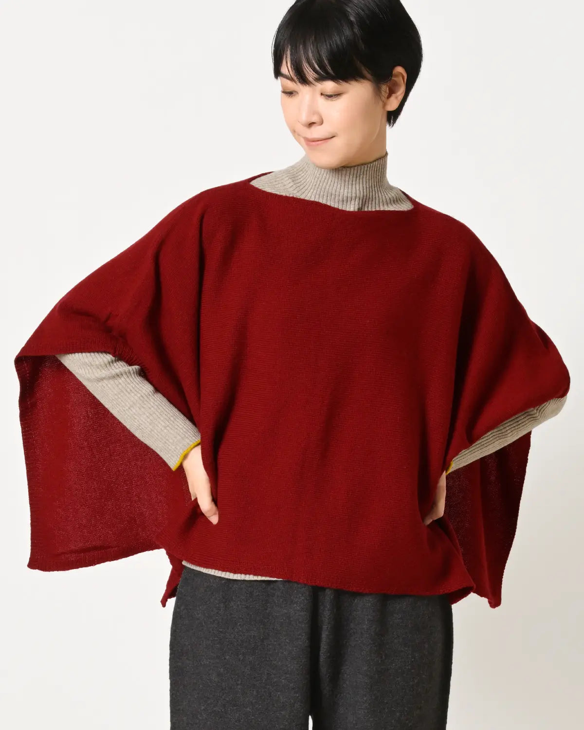 モデル身長:169cm#カラー_06 レンガ