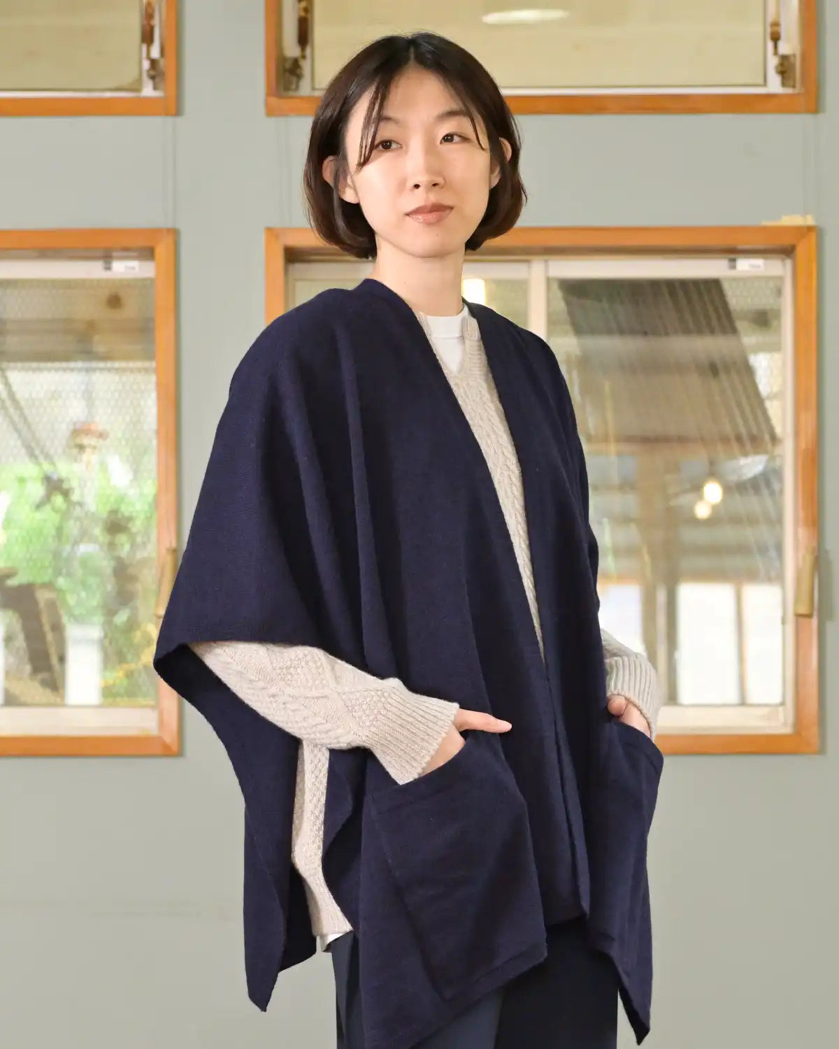 モデル身長:165cm#カラー_04 ネイビー