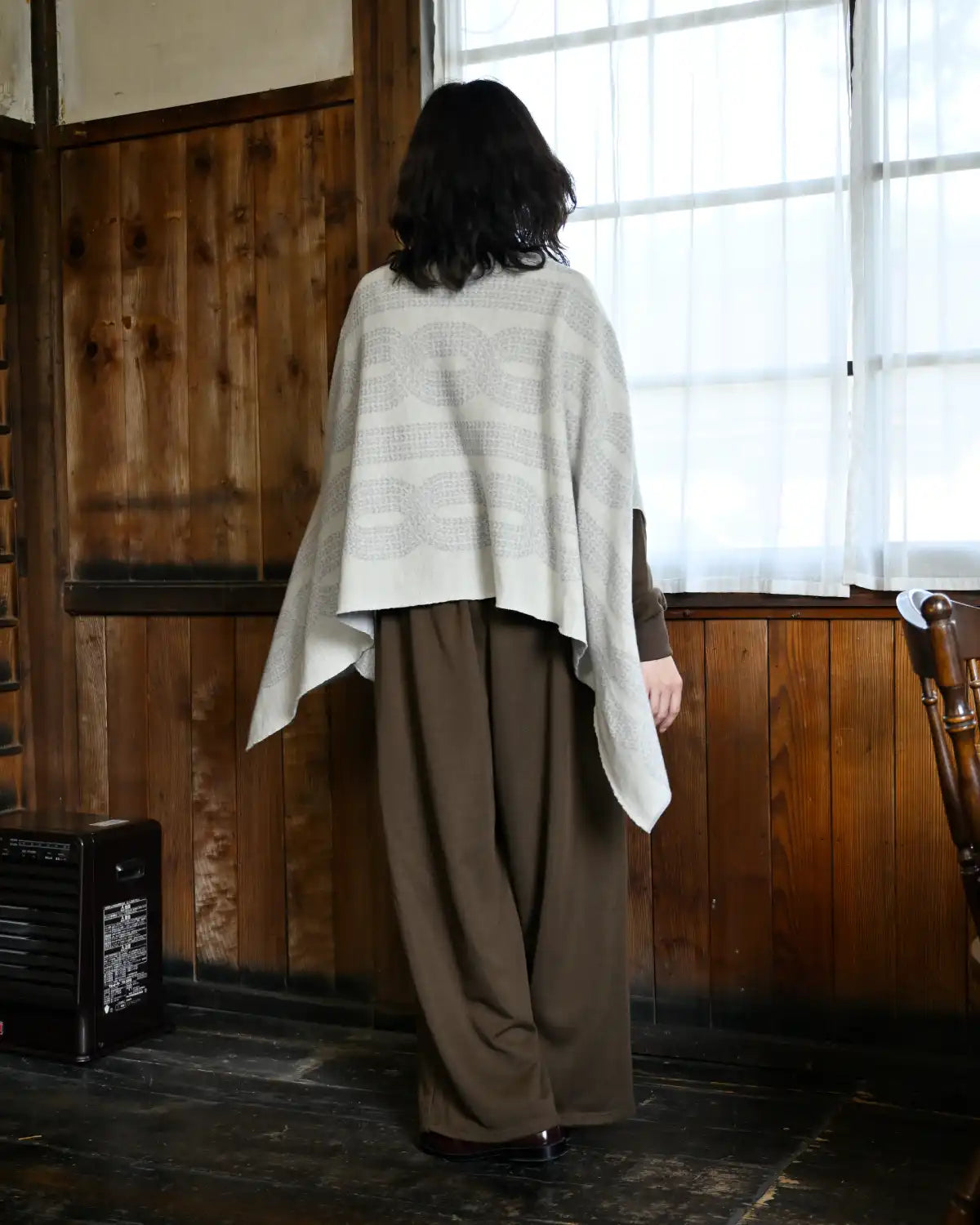 モデル身長:165cm#カラー_09 ライトグレー×ホワイト