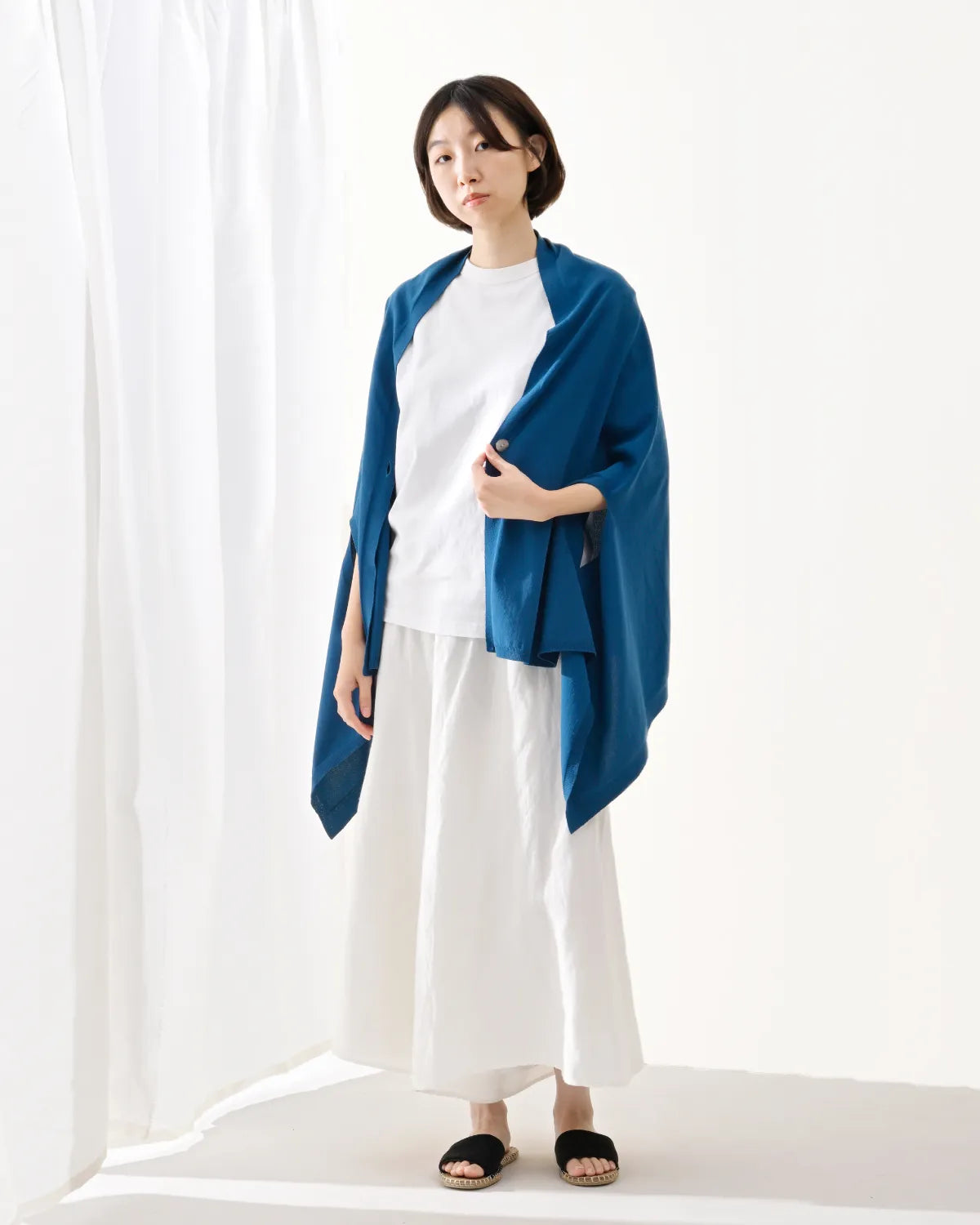 モデル身長:165cm#カラー_01 ディープブルー