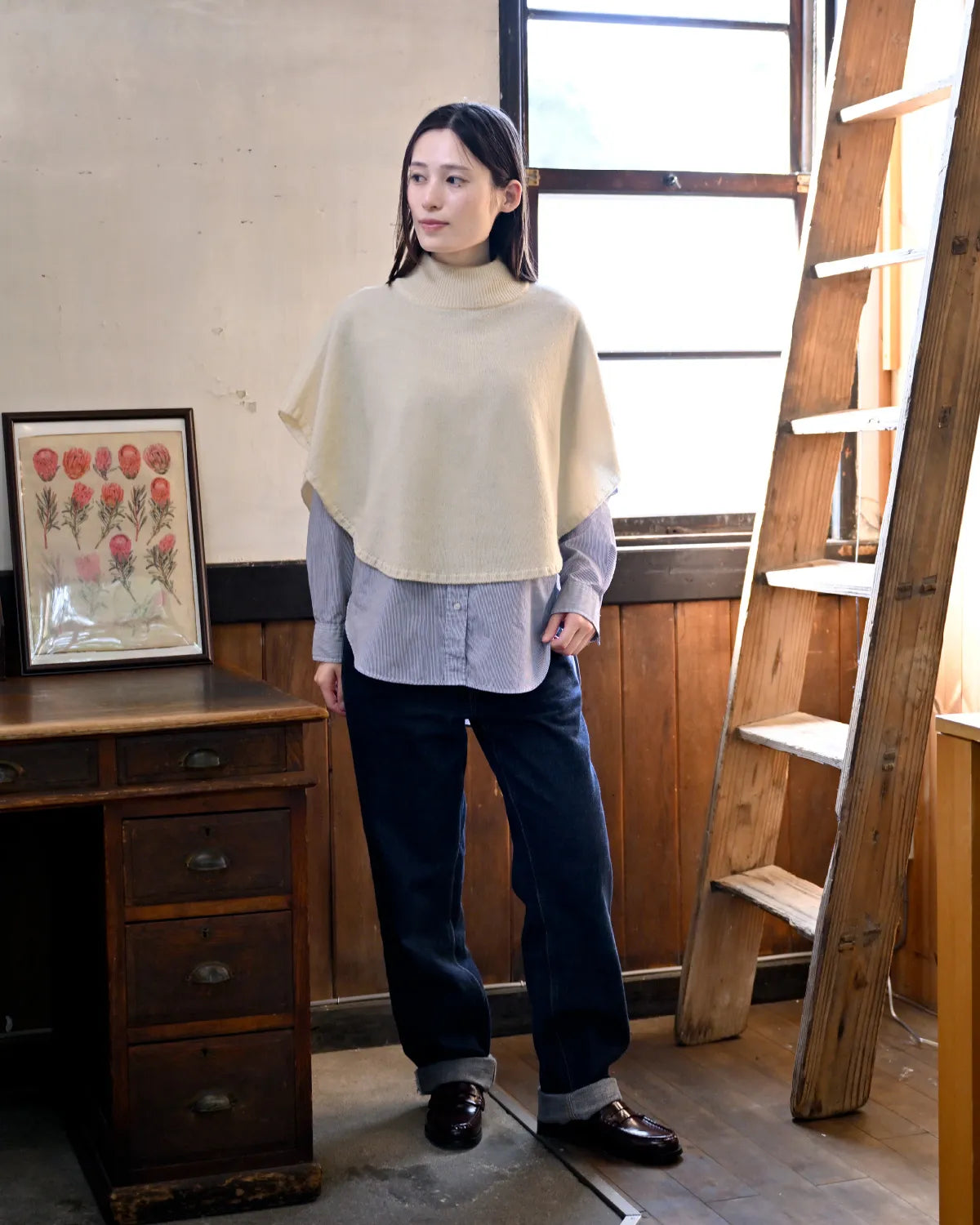 モデル身長:163cm#カラー_01 エクリュ