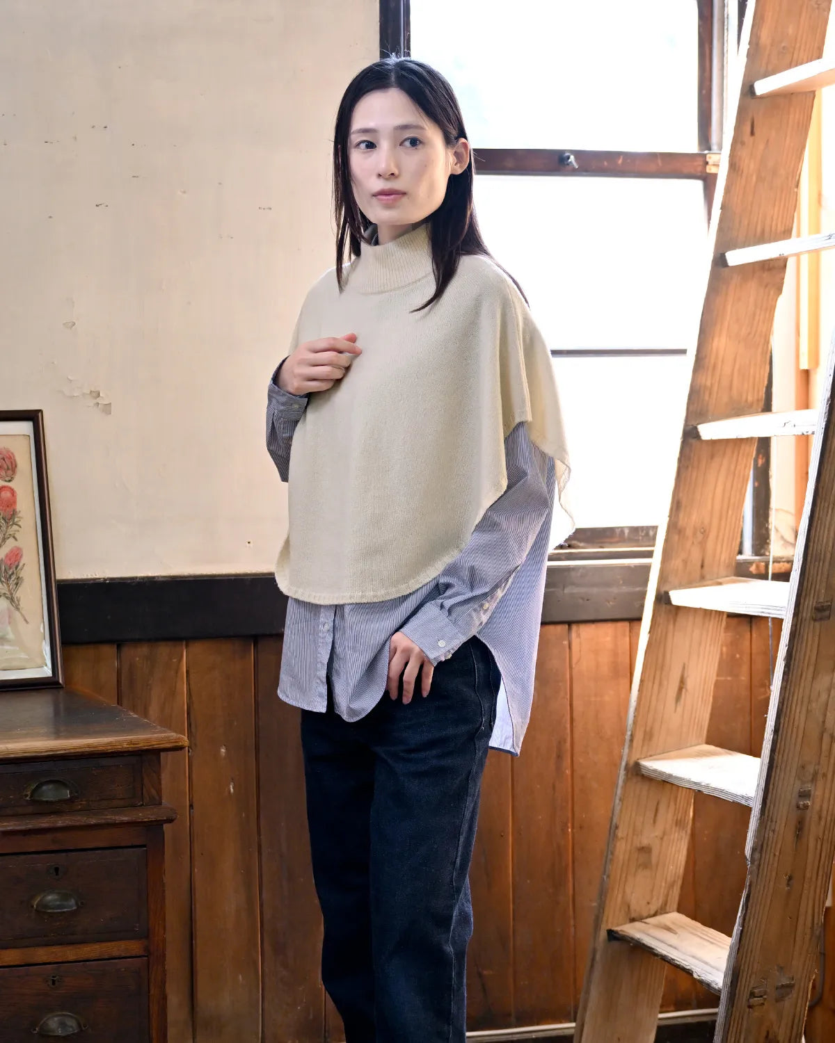 モデル身長:163cm#カラー_01 エクリュ