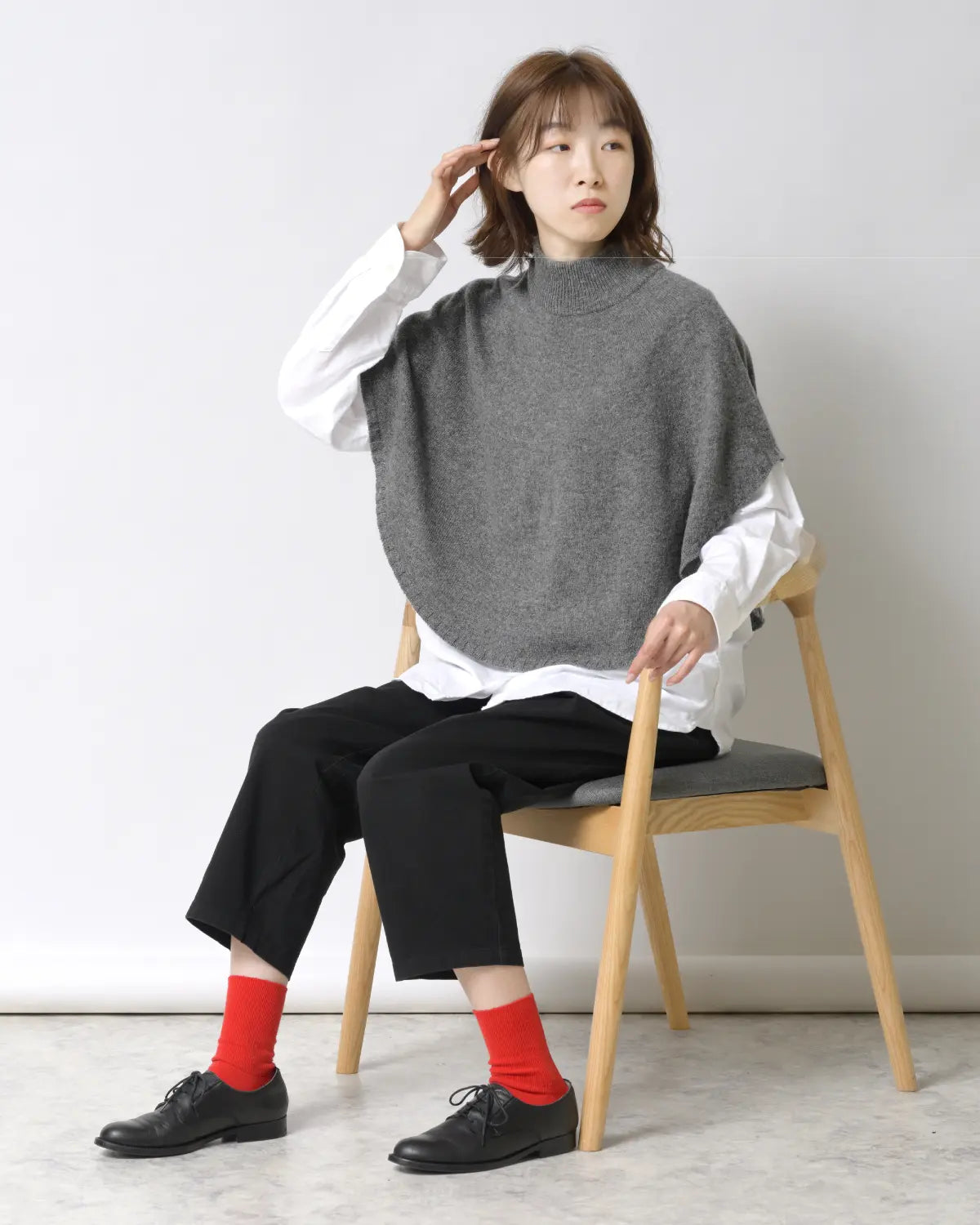 モデル身長:165cm#カラー_05 グレー