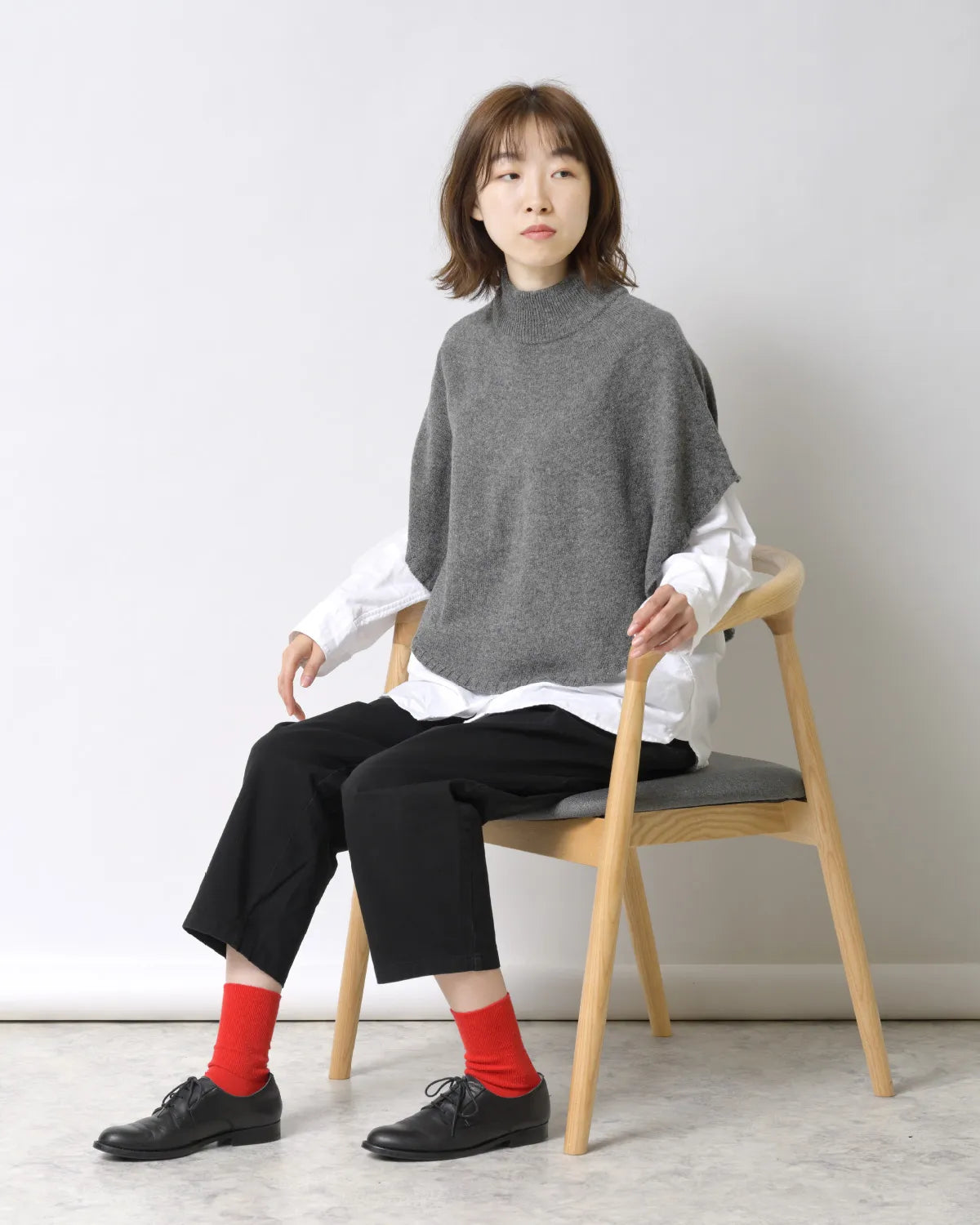 モデル身長:165cm#カラー_05 グレー