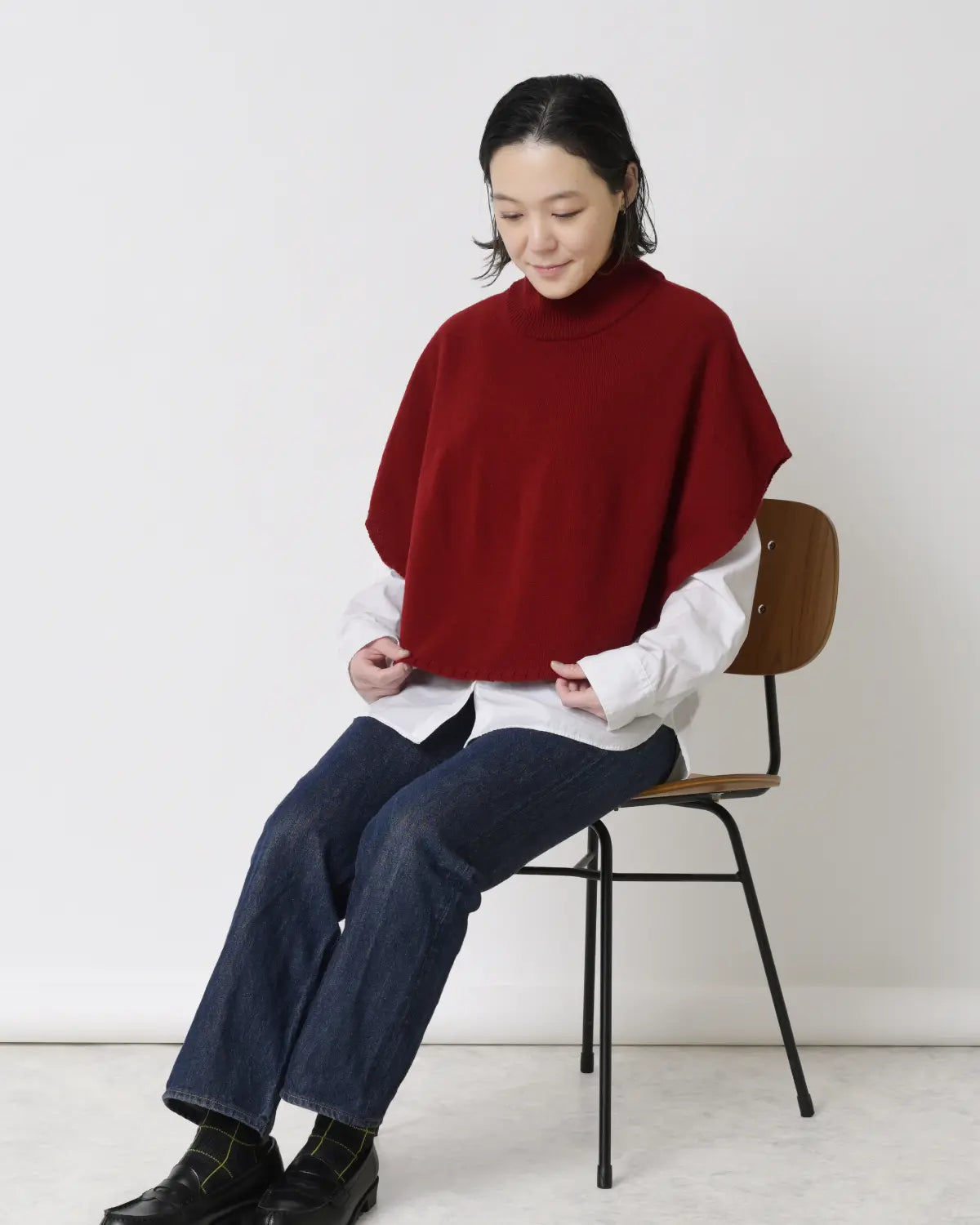 モデル身長:155cm#カラー_02 レンガ