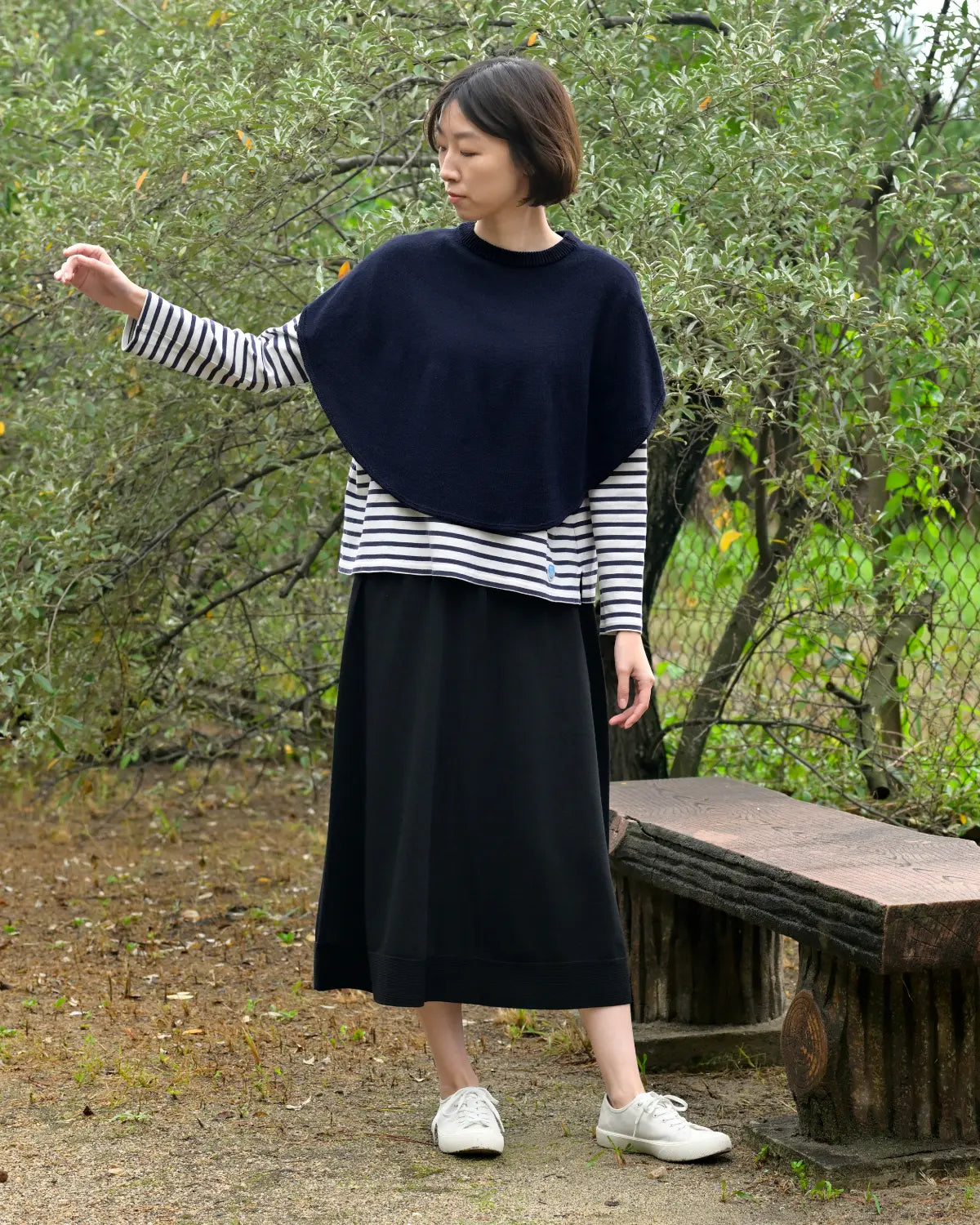 モデル身長:165cm#カラー_03 ネイビー