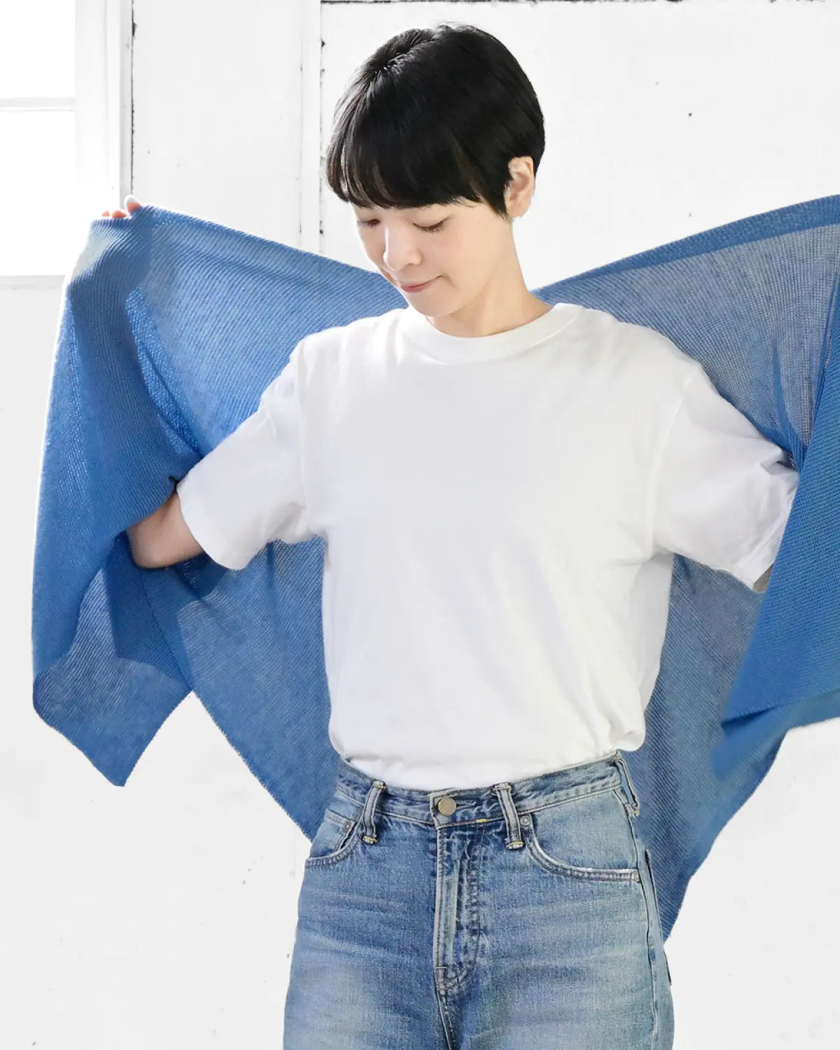 モデル身長:169cm#カラー_02 スカイブルー