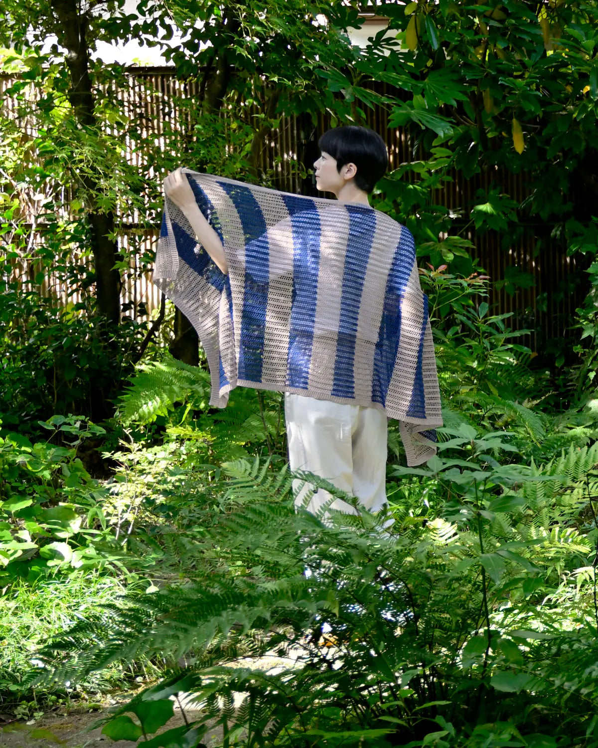 モデル身長:169cm#カラー_02 ベージュ×ネイビー