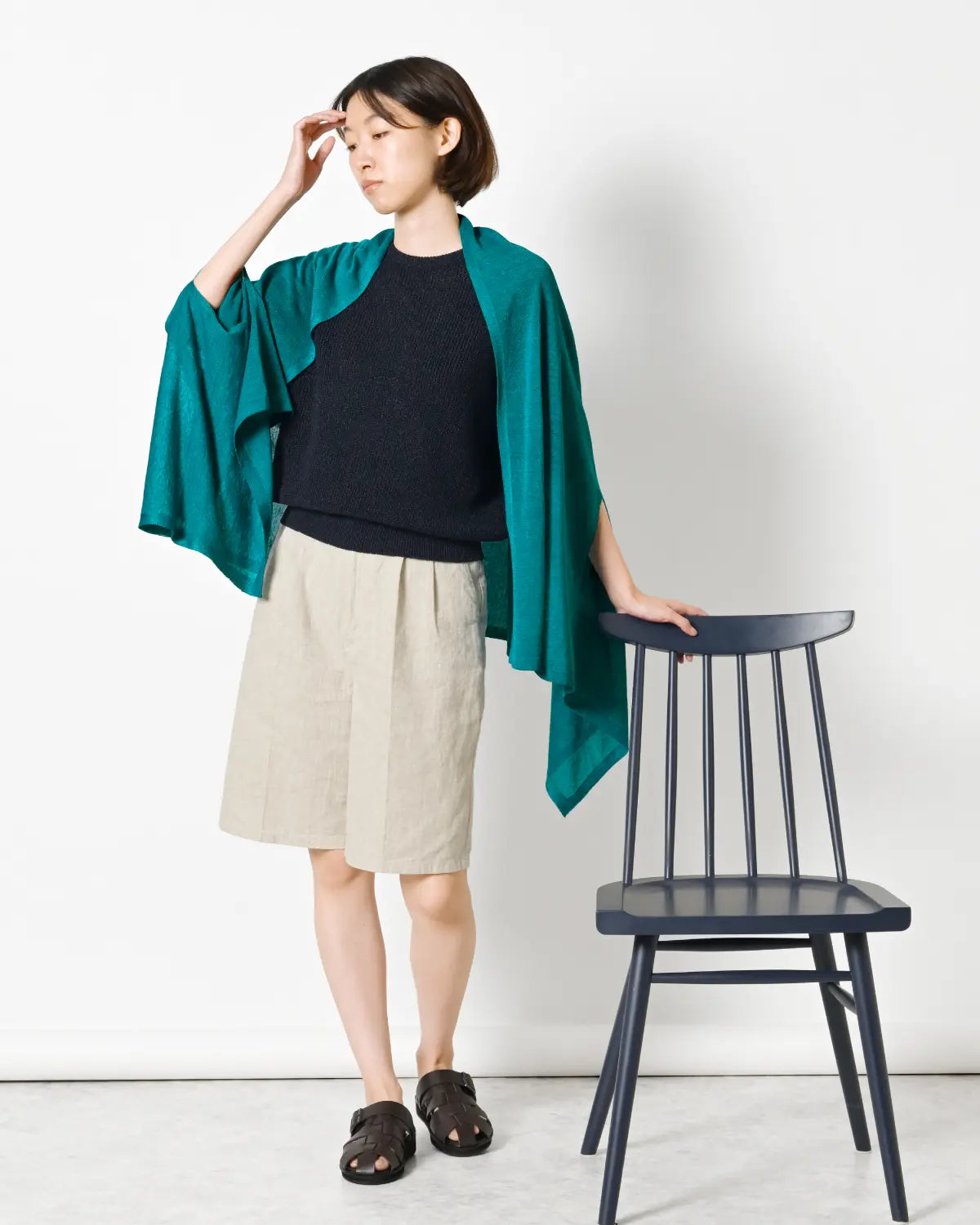 モデル身長:165cm#カラー_03 碧い稜線