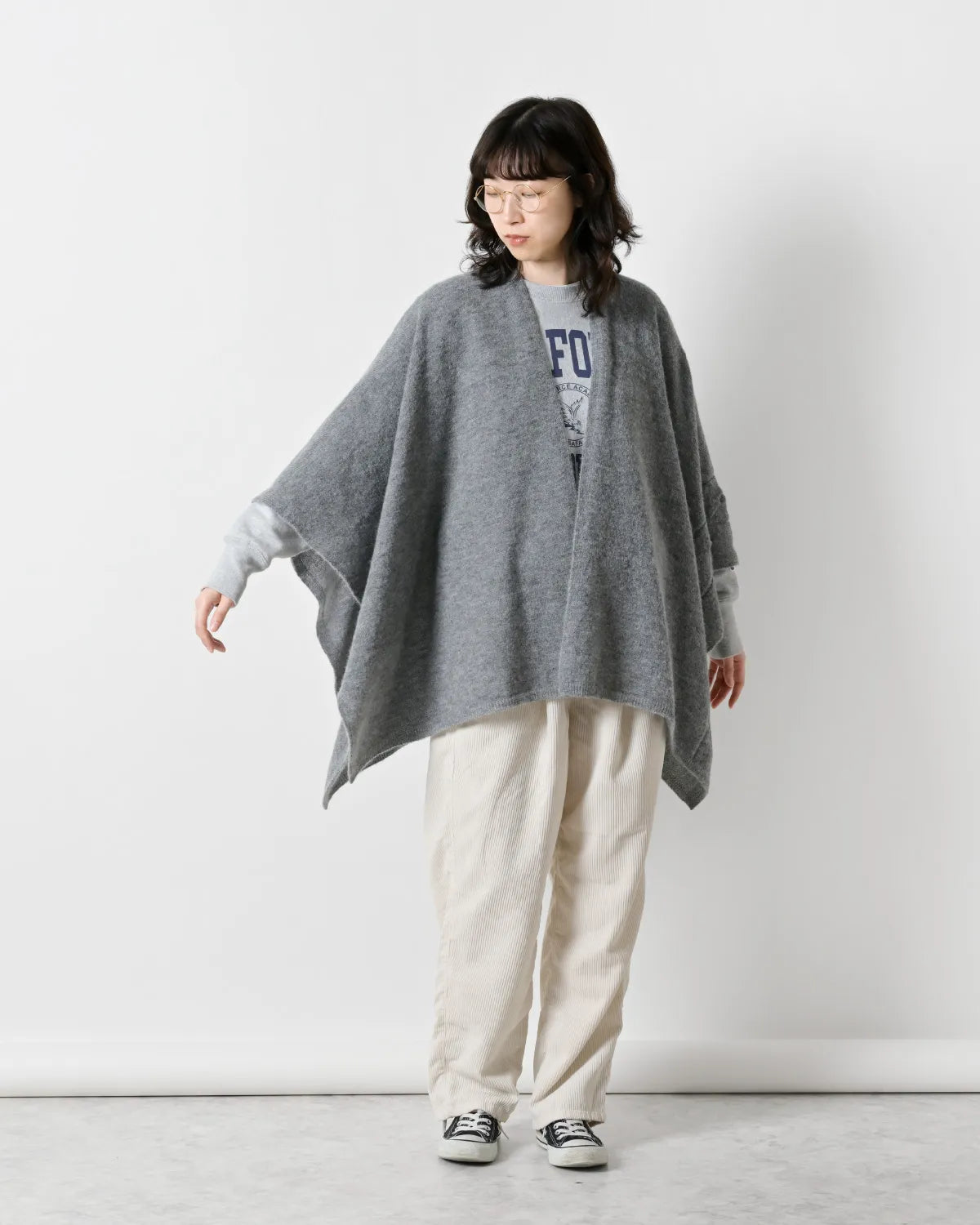 モデル身長:165cm#カラー_03 グレー