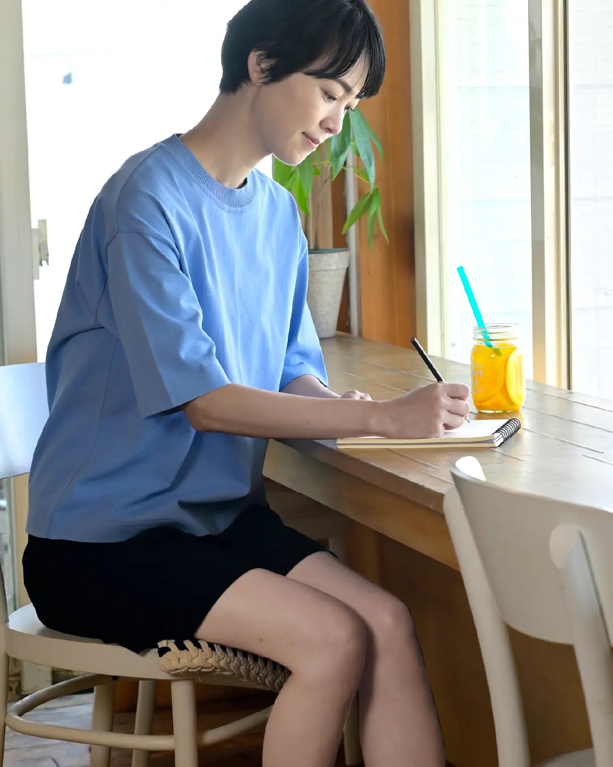 Fサイズ モデル身長:169cm#カラー_12 サックス