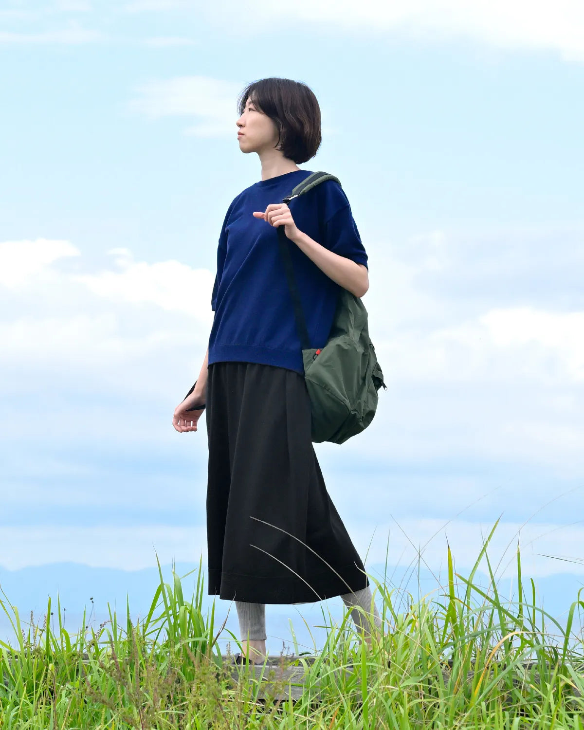 モデル身長:165cm#カラー_05 ネイビー