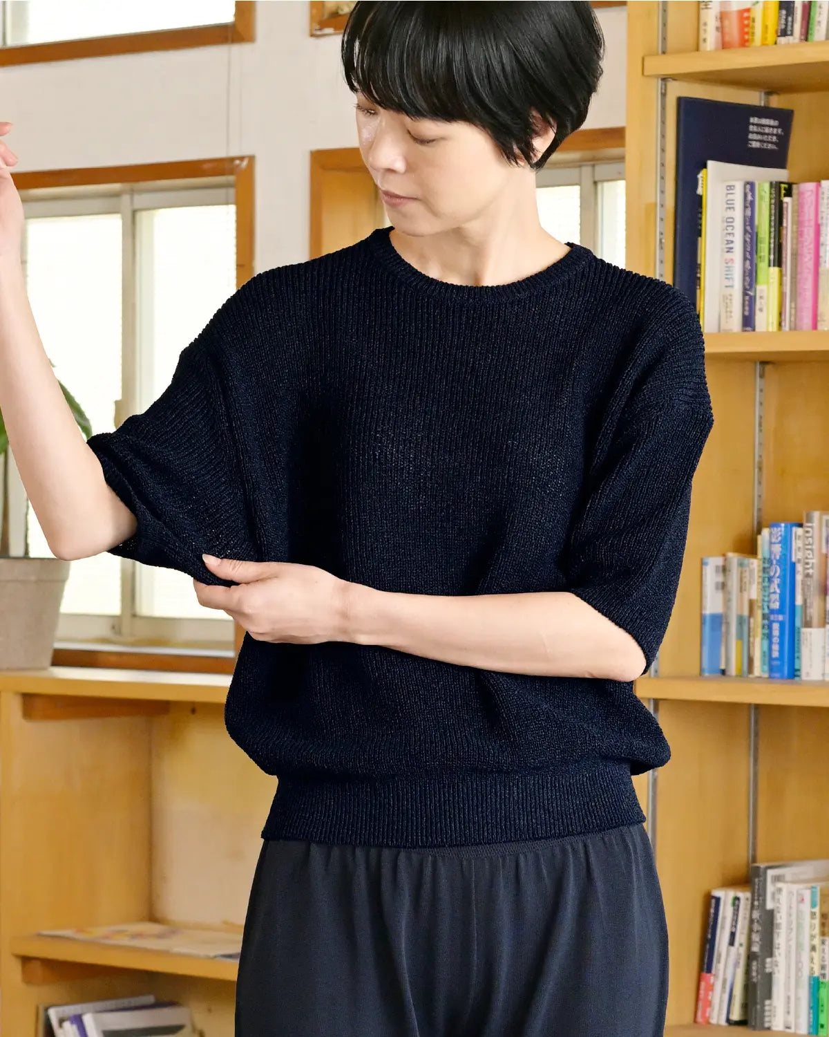 モデル身長:169cm#カラー_03 ダークネイビー