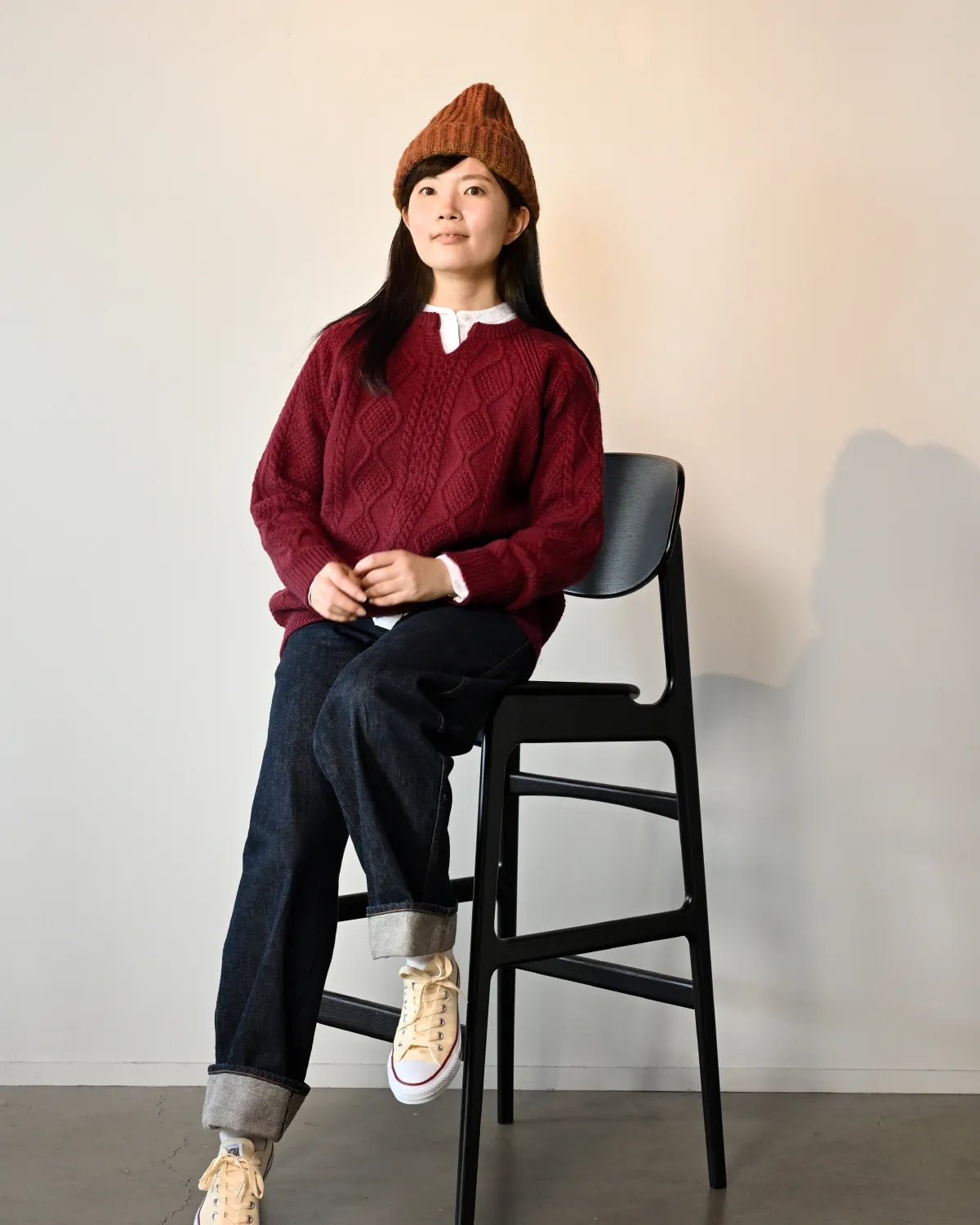 モデル身長:162cm#カラー_11 エンジ
