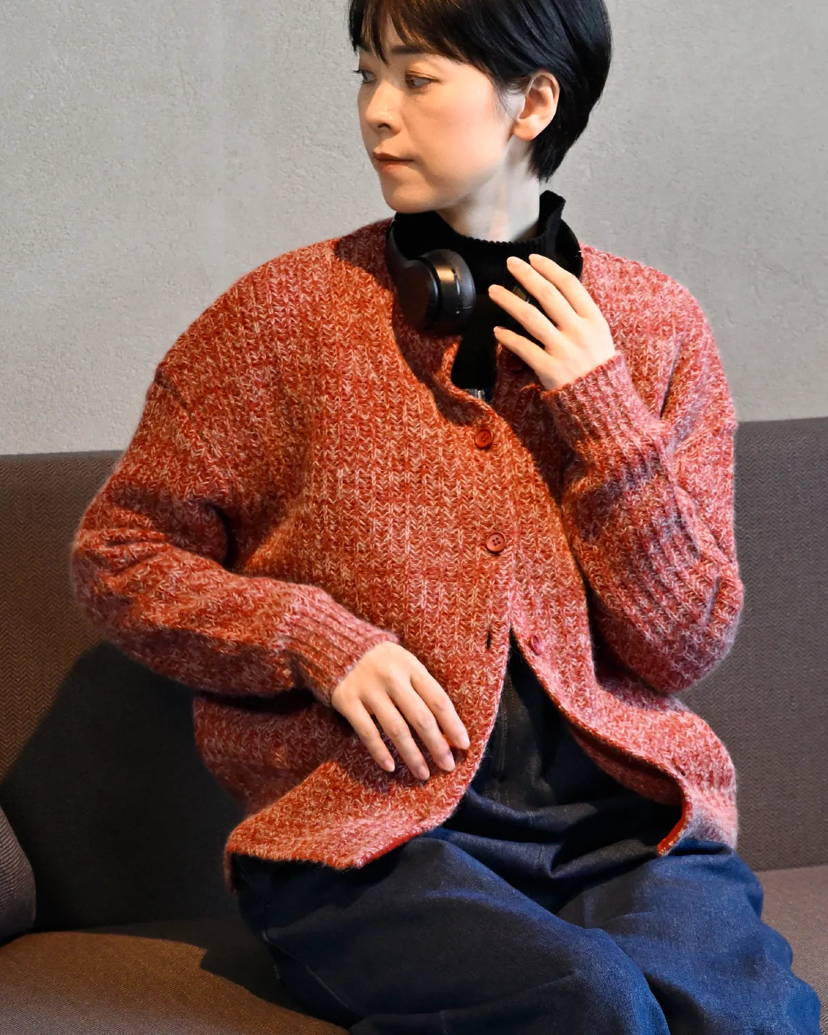 モデル身長:169cm#カラー_02 カージナルレッド