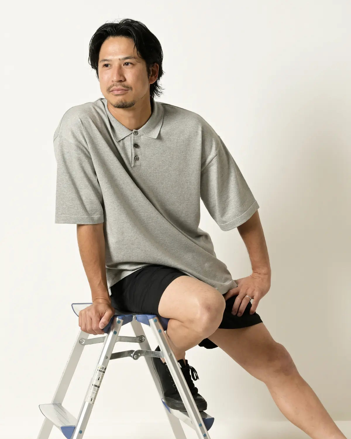 メンズMサイズ モデル身長:172cm#カラー_03 ライトグレー