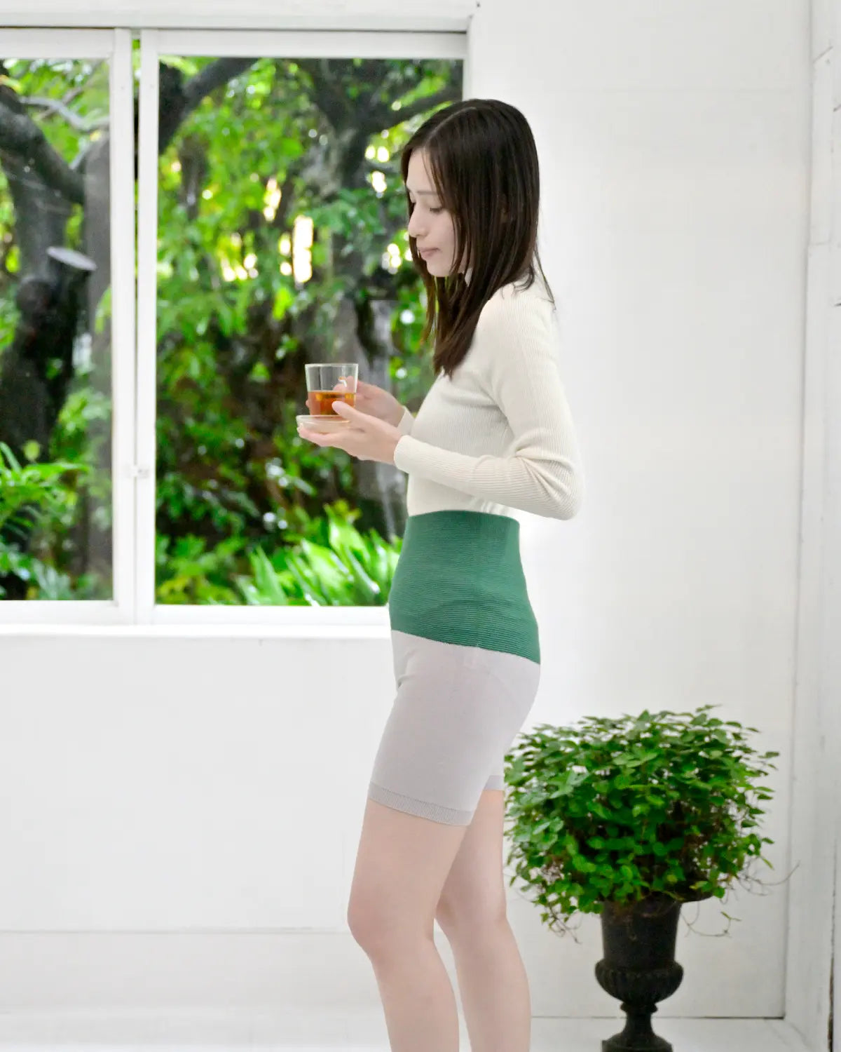 モデル身長:163cm#カラー_01 ホワイト