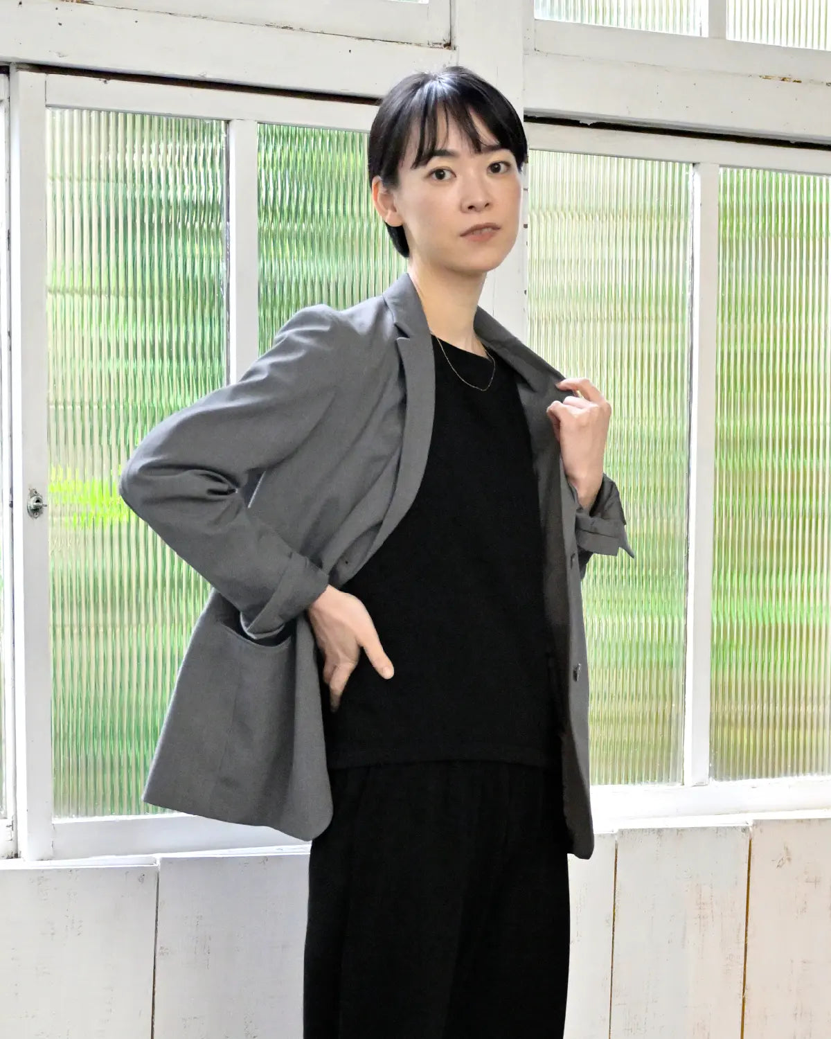 モデル身長:169cm#カラー_02 ブラック