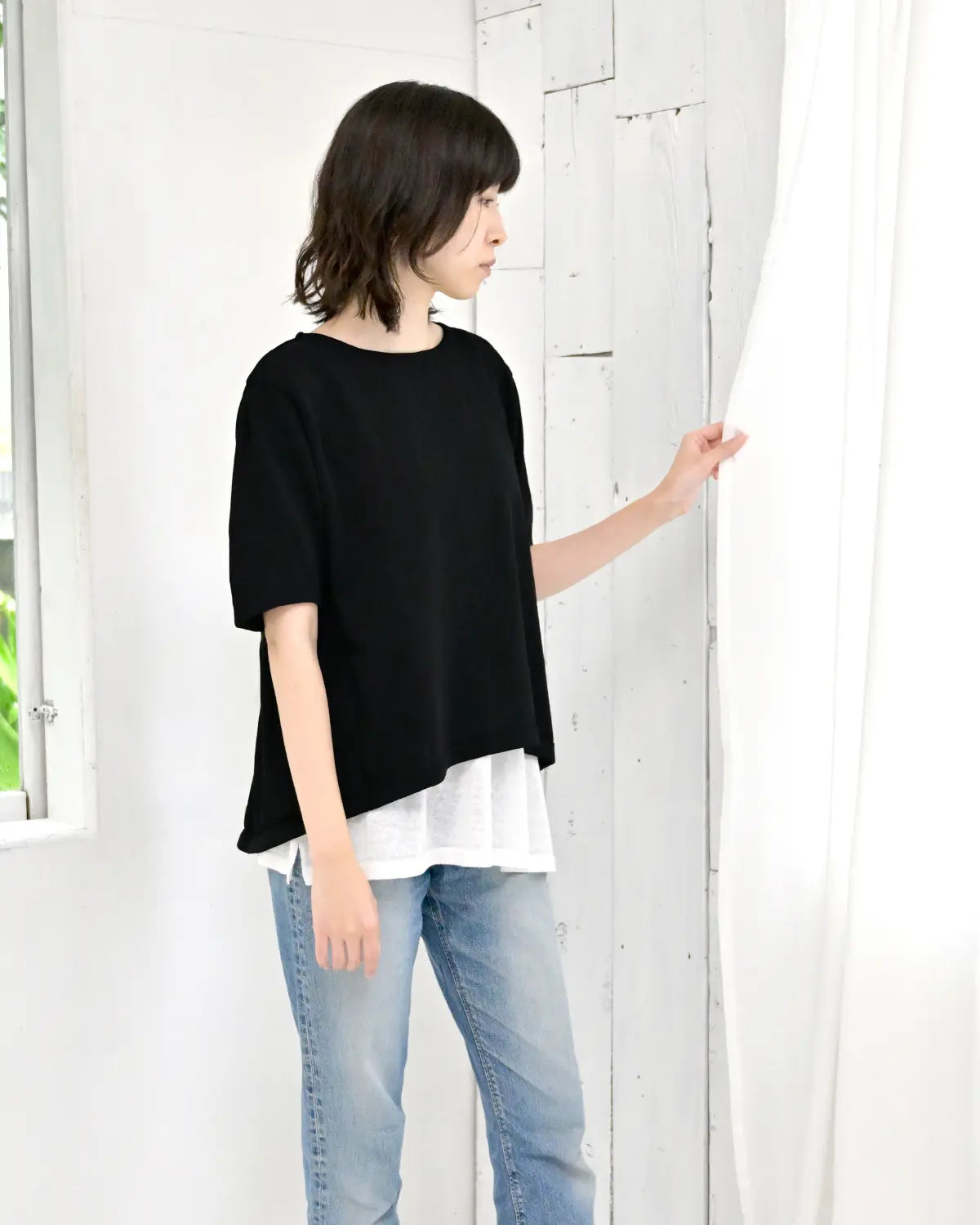 モデル身長:165cm#カラー_02 ブラック