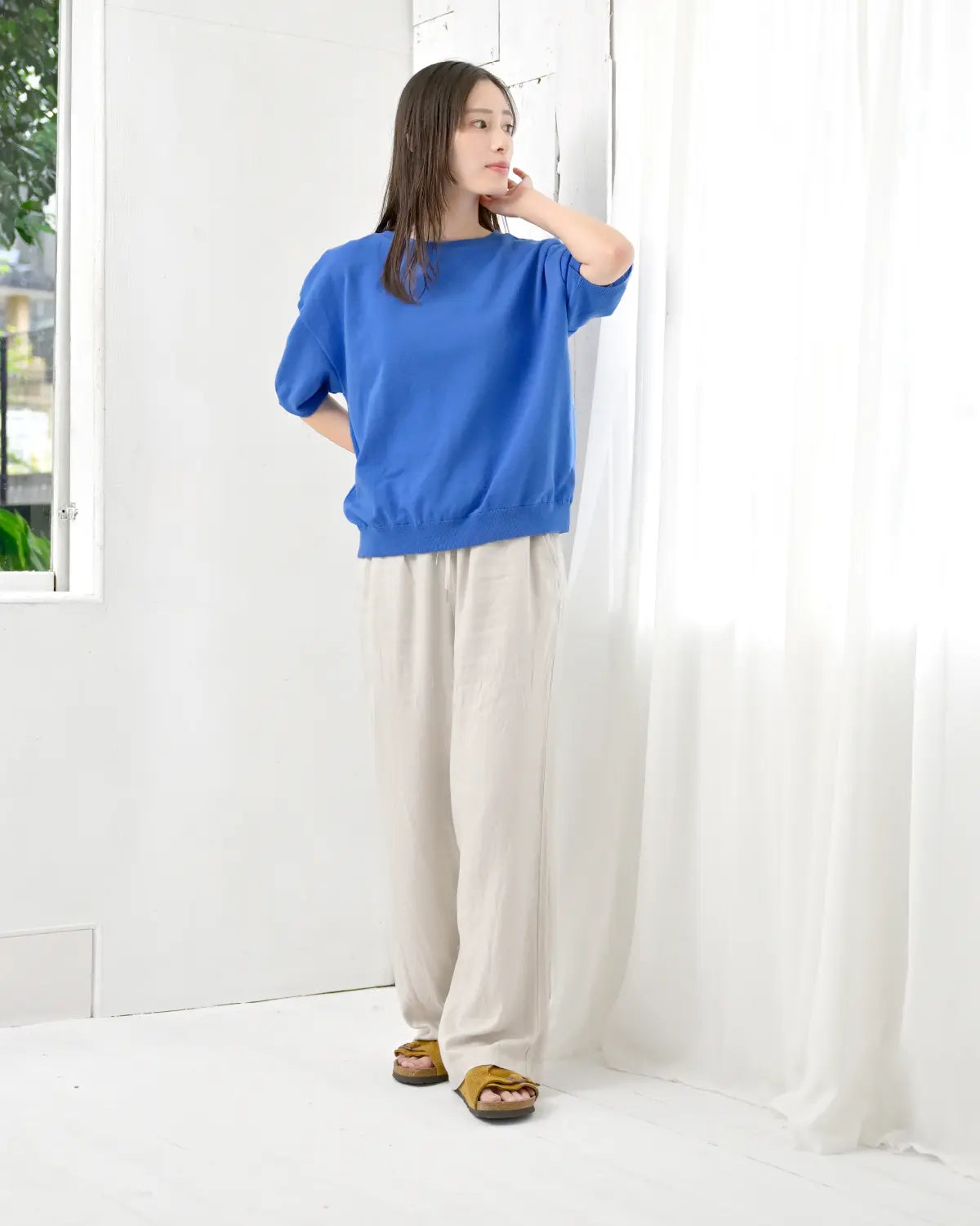 モデル身長:163cm#カラー_03 サックス