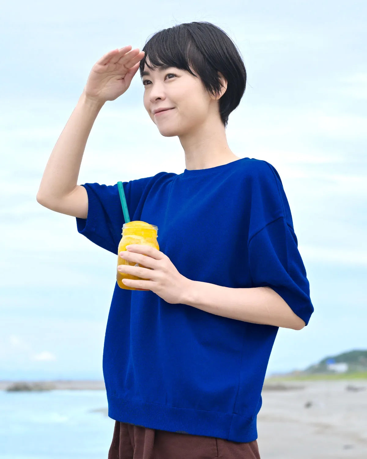 モデル身長:169cm#カラー_04 ブルー