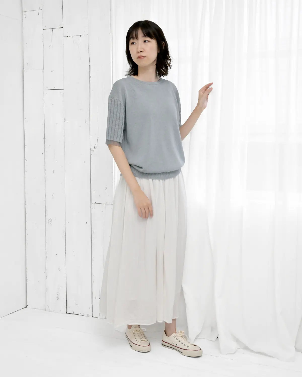 モデル身長:165cm#カラー_03 ペールシルバー