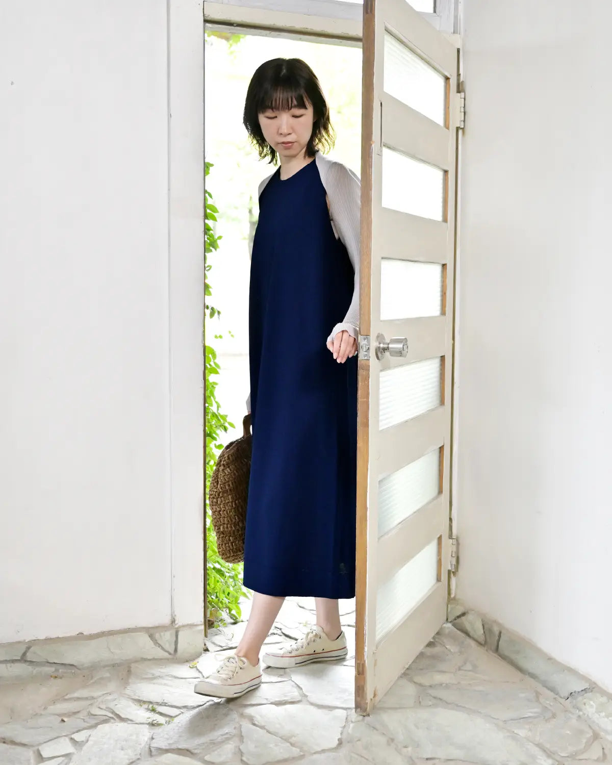 モデル身長:165cm#カラー_03 ネイビー