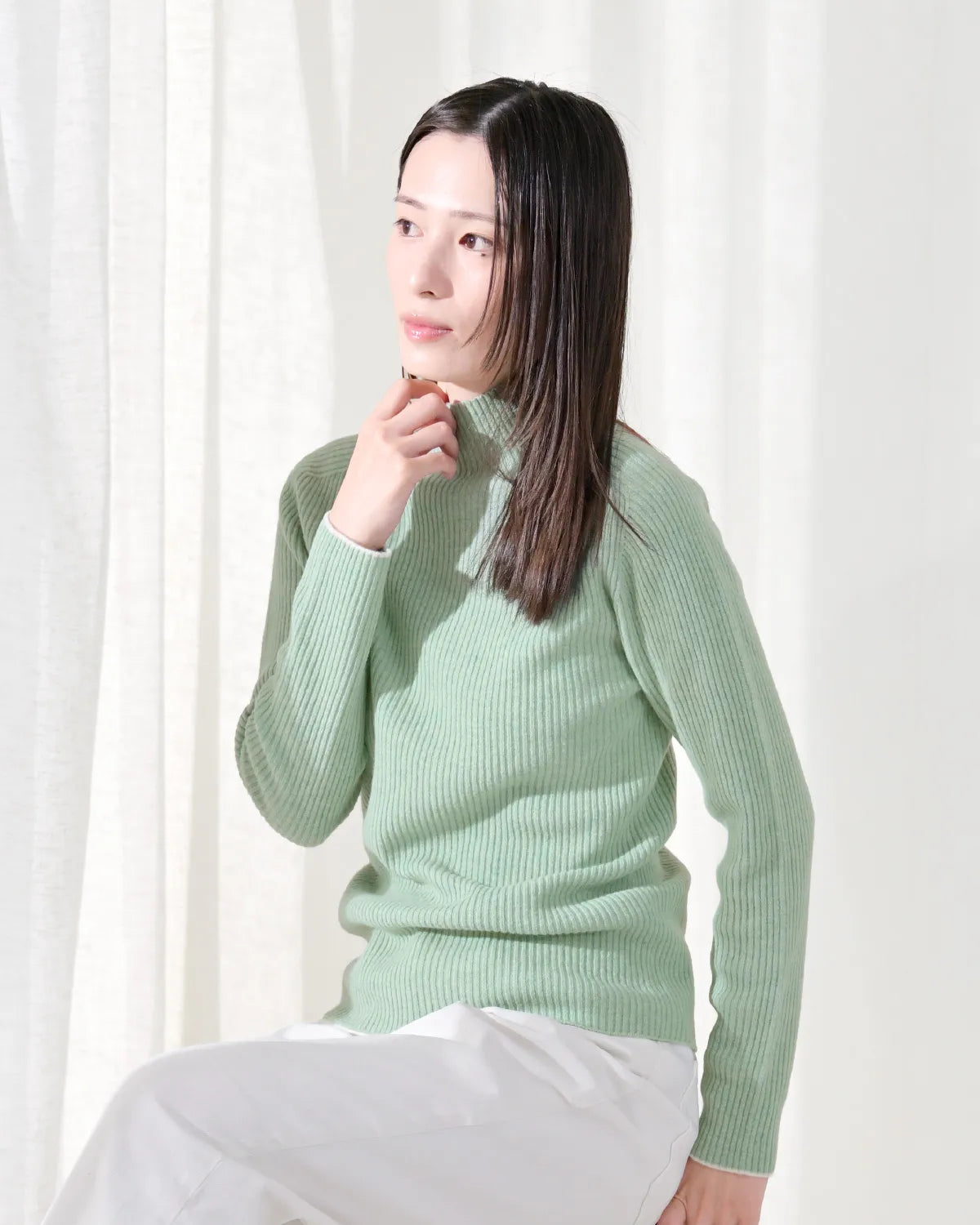 Mサイズ モデル身長:163cm#カラー_02 ミント