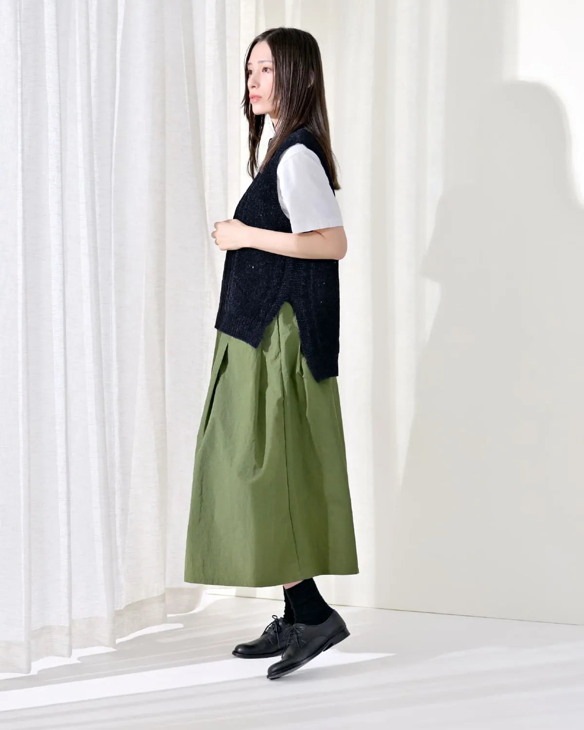 モデル身長:163cm#カラー_01 ネイビー