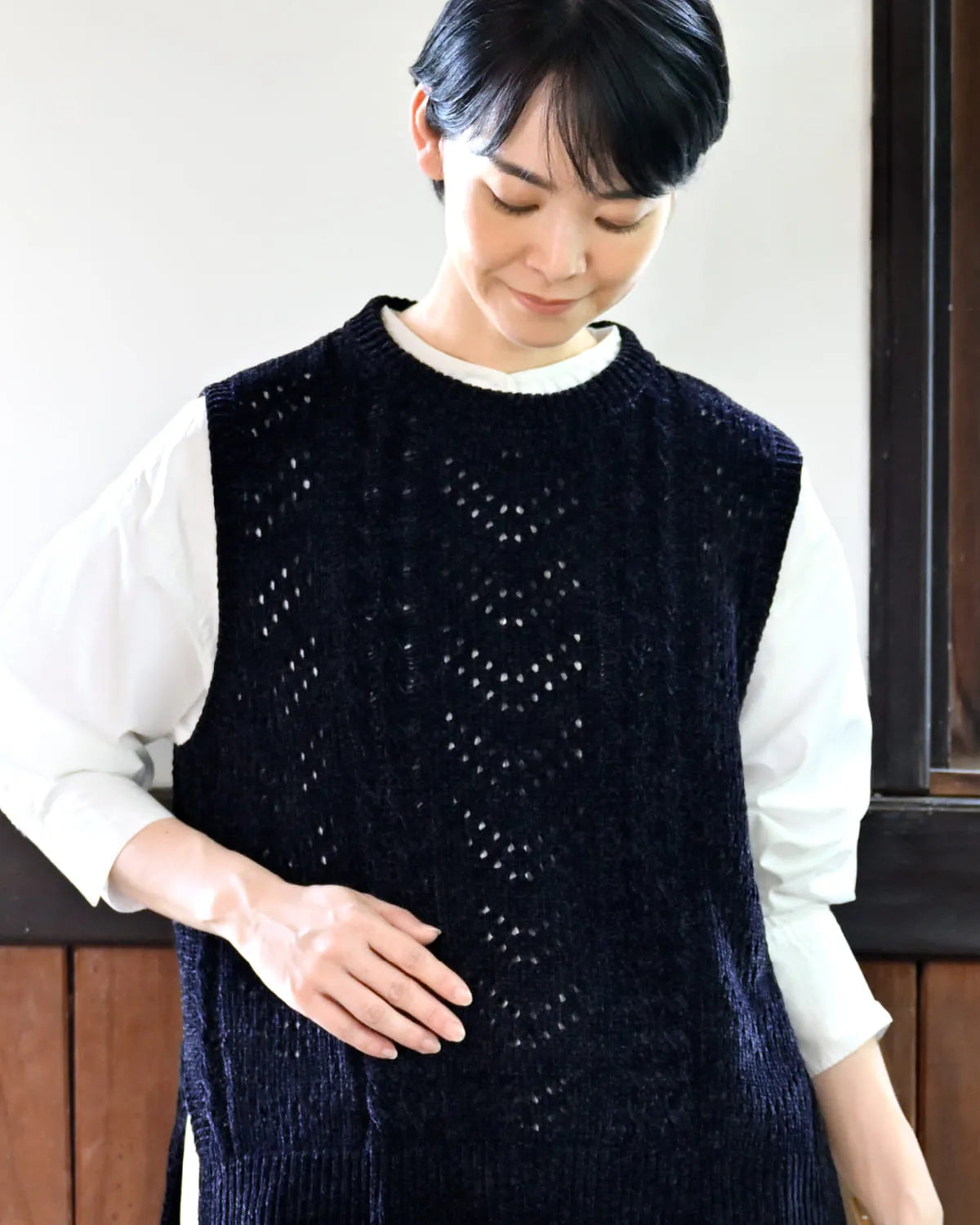 モデル身長:169cm#カラー_01 ネイビー