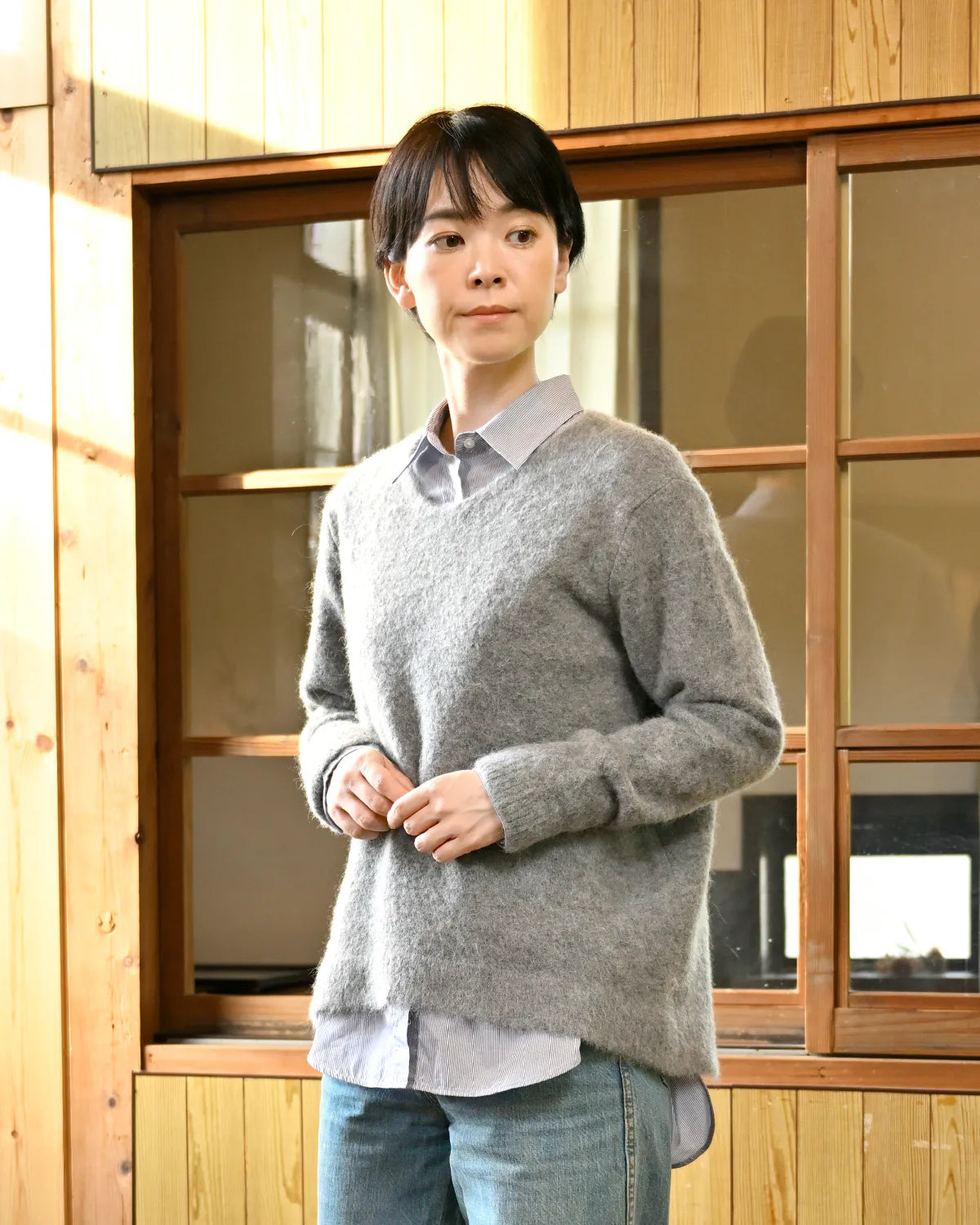 モデル身長:169cm#カラー_03 グレー