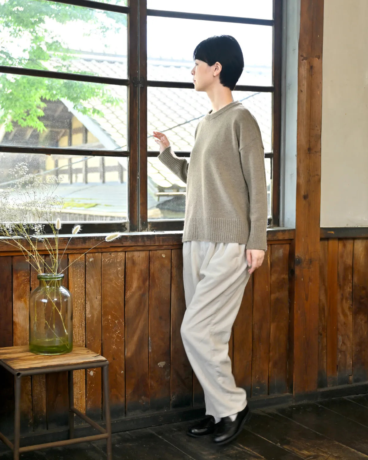 モデル身長:169cm#カラー_02 スモークベージュ