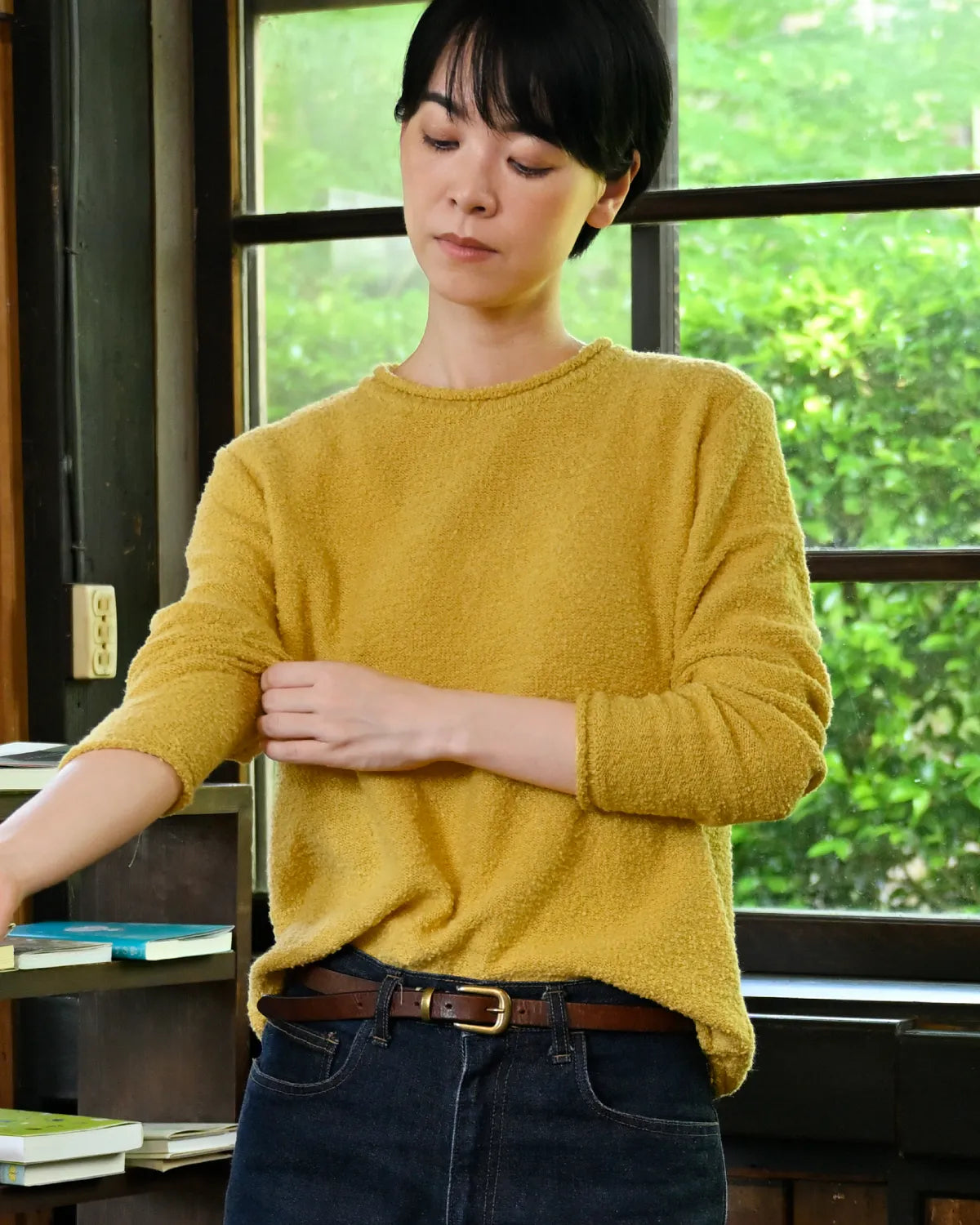 モデル身長:169cm#カラー_03 サフランイエロー