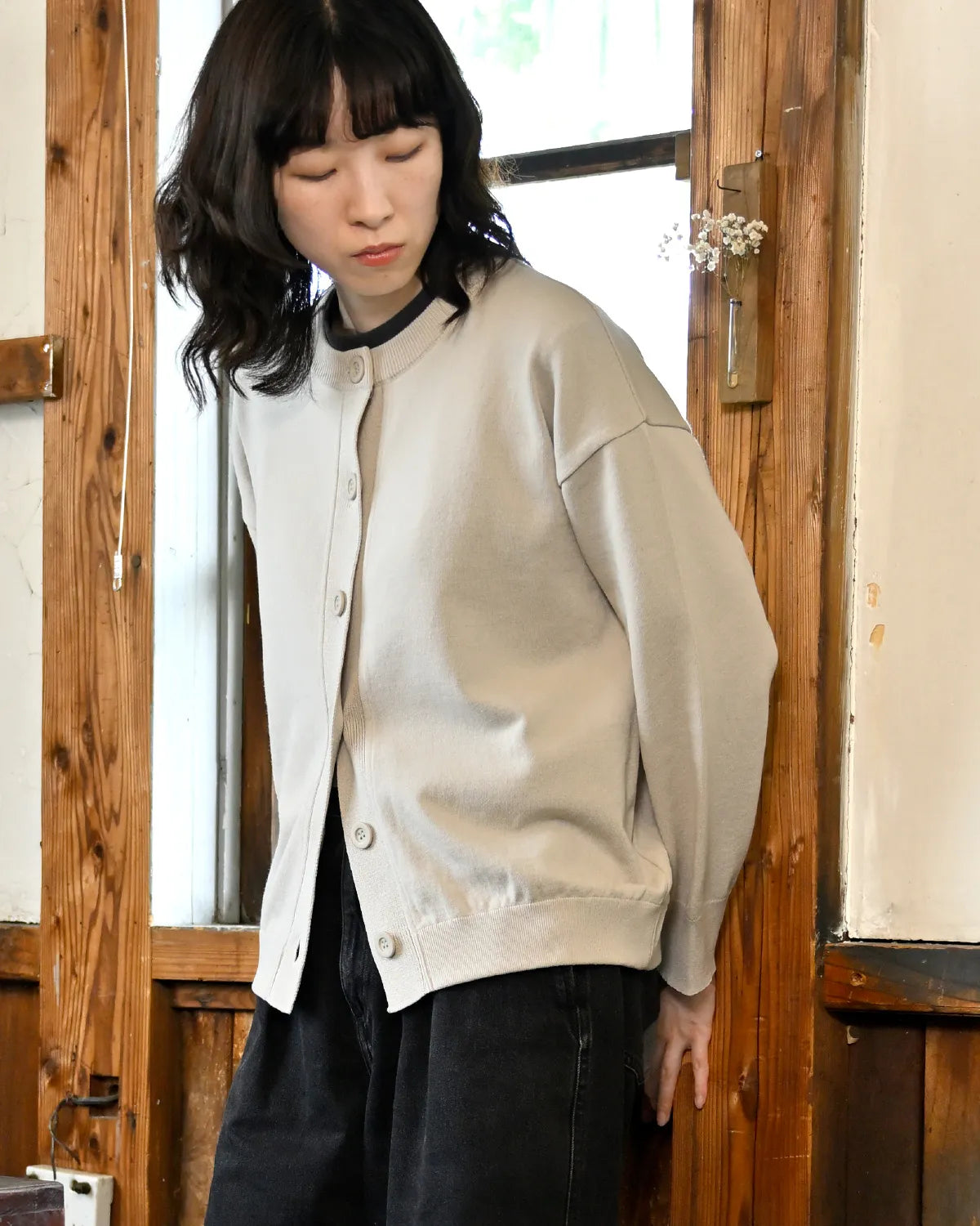 モデル身長:165cm#カラー_01 エクリュ
