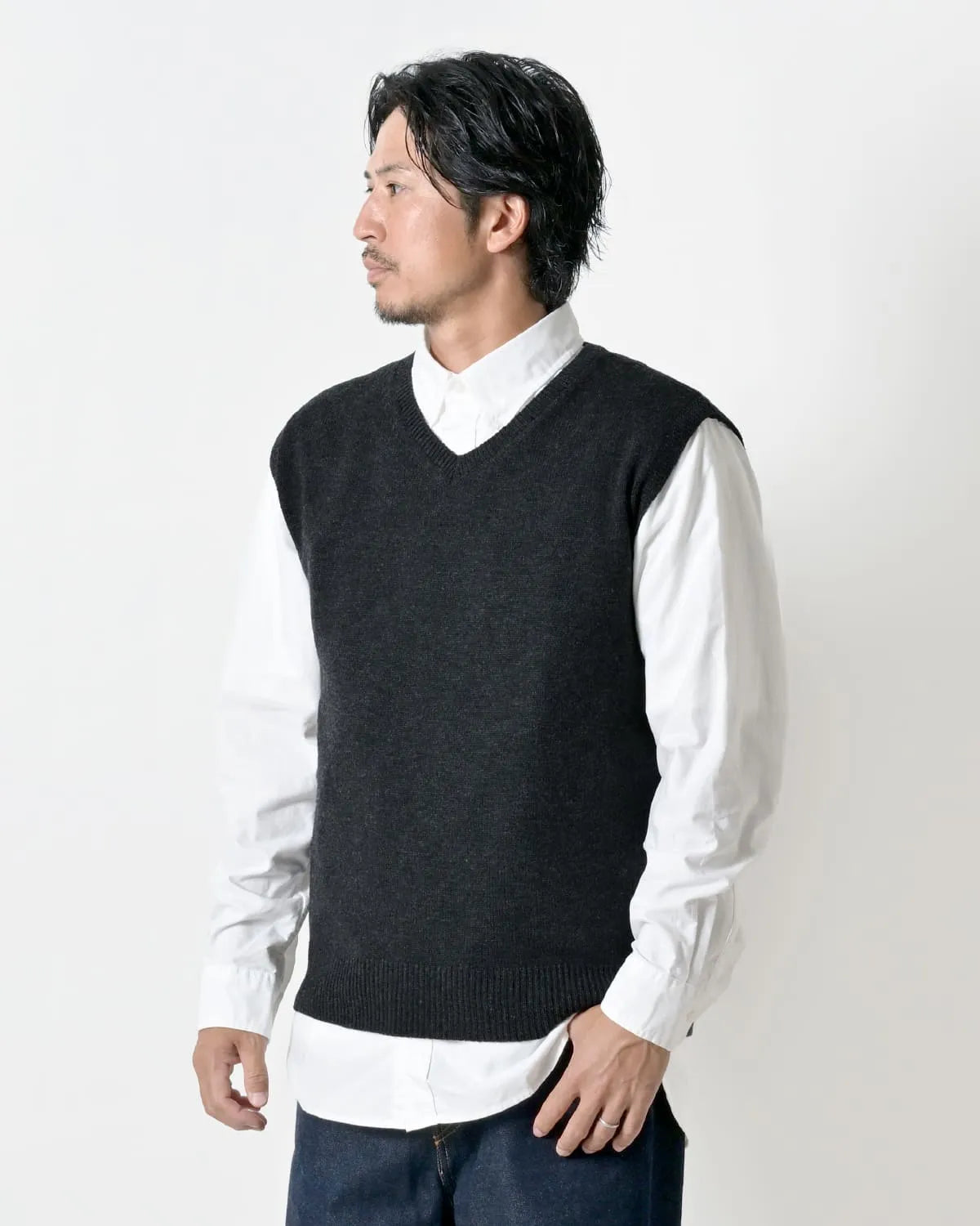 メンズLサイズ モデル身長:172cm#カラー_03 チャコール