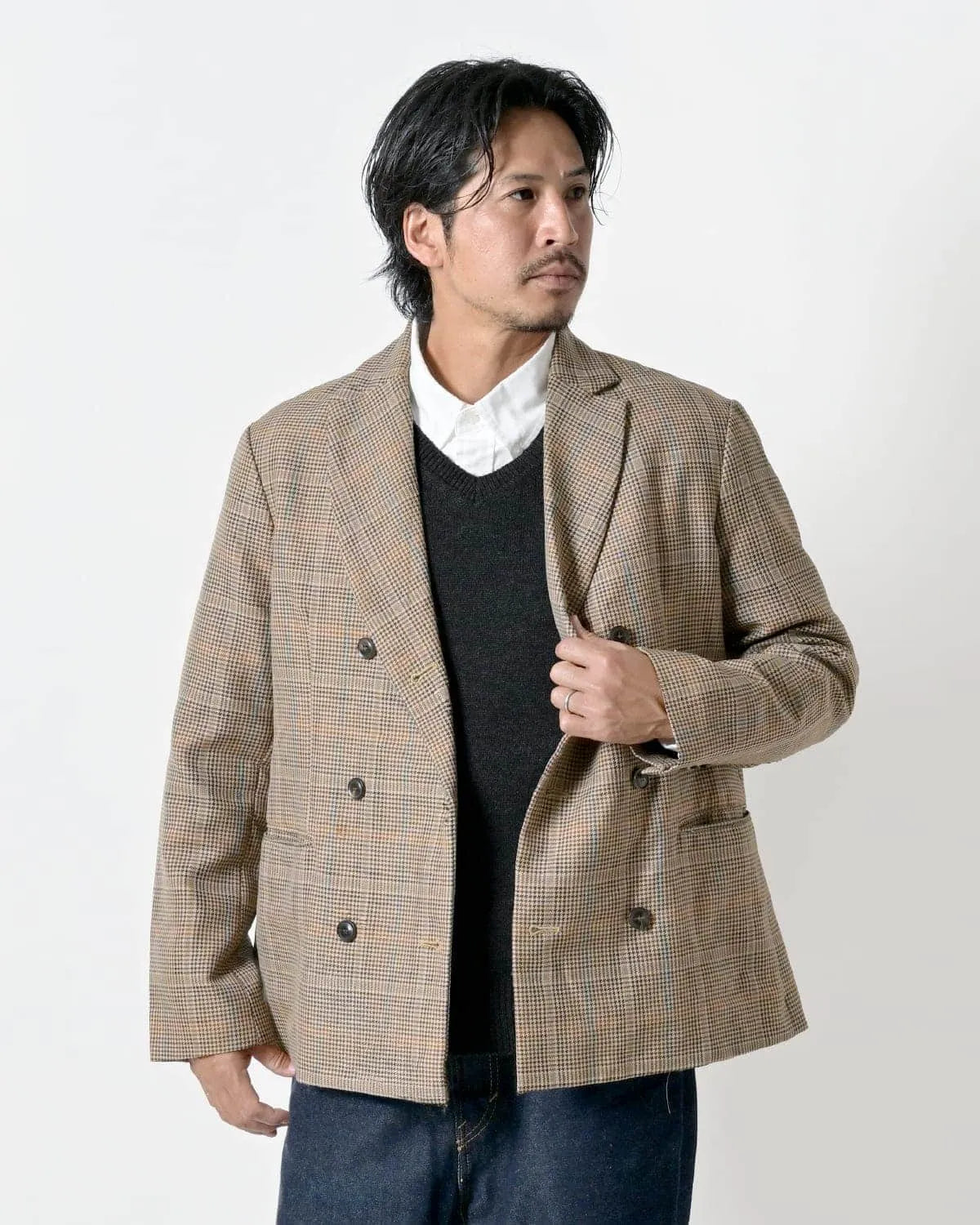 メンズLサイズ モデル身長:172cm#カラー_03 チャコール