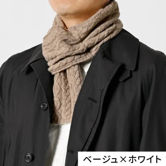 モデル身長:180cm#カラー_01 ベージュ×ホワイト
