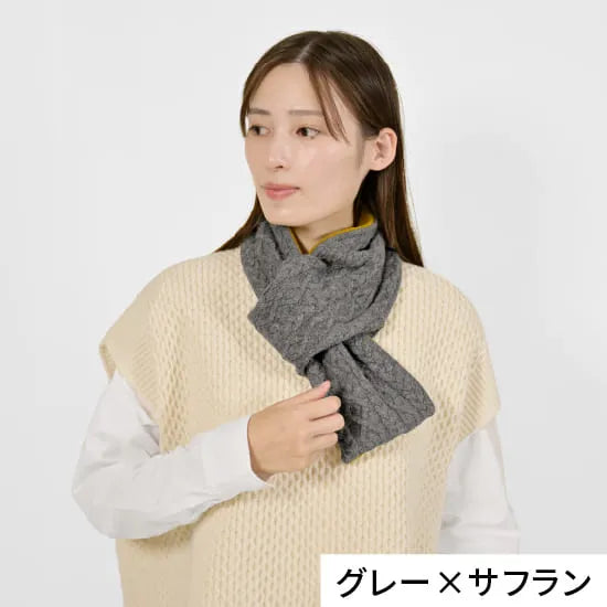 モデル身長:163cm#カラー_03 グレー×サフラン