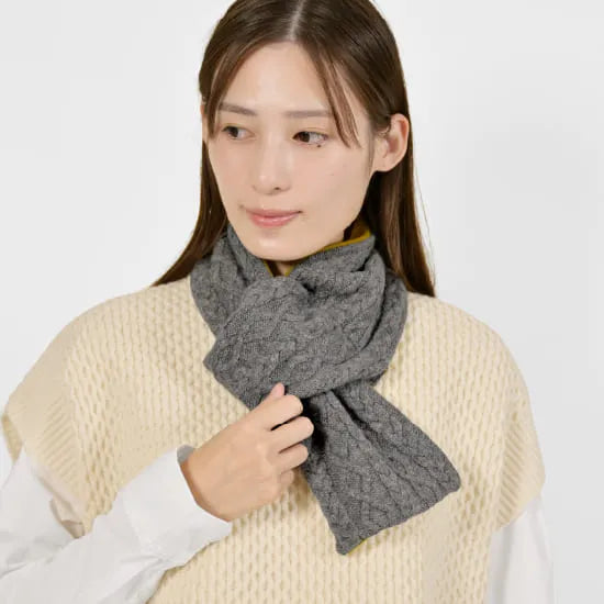 モデル身長:163cm#カラー_03 グレー×サフラン