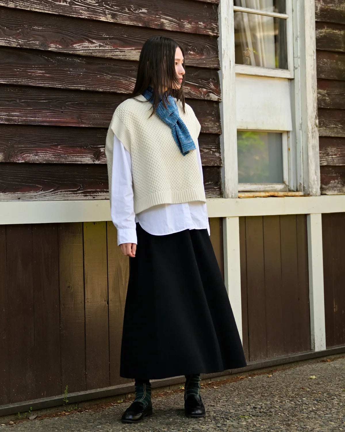モデル身長:163cm#カラー_04 スモークブルー
