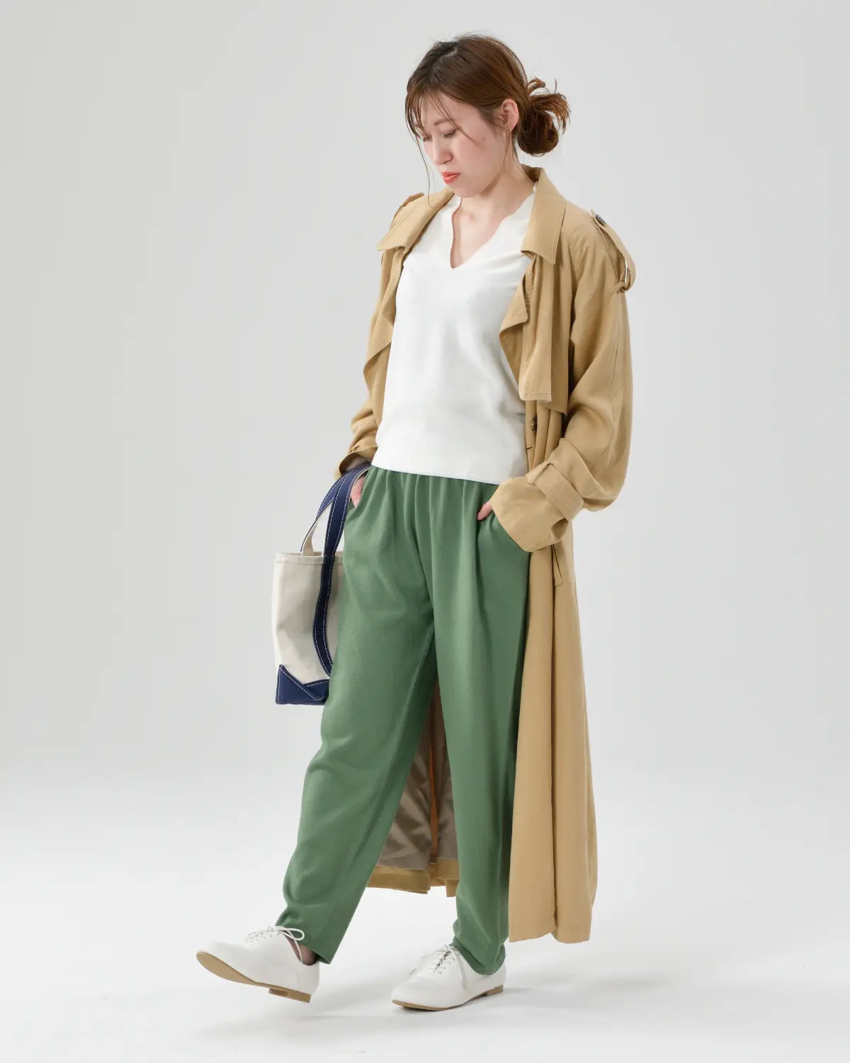 モデル身長:160cm#カラー_13 モスグリーン