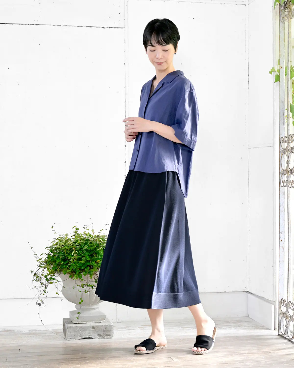 モデル身長:169cm#カラー_01 ダークネイビー