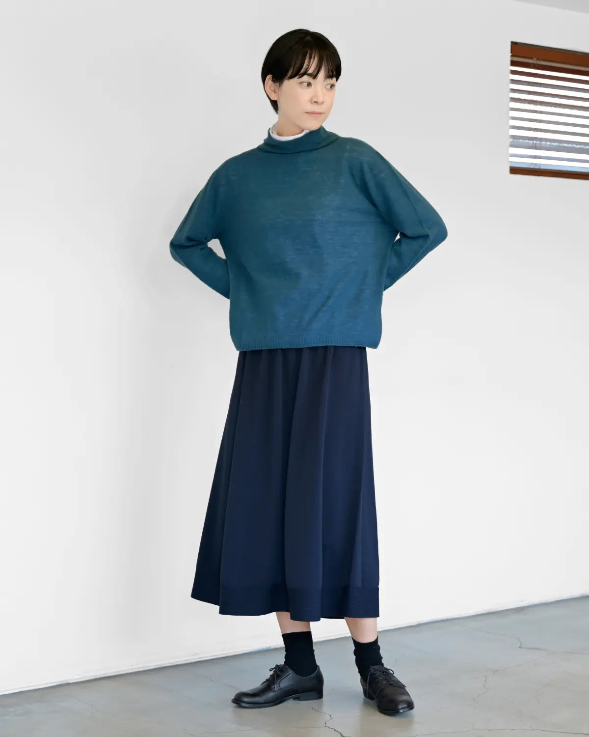 モデル身長:169cm#カラー_01 ダークネイビー
