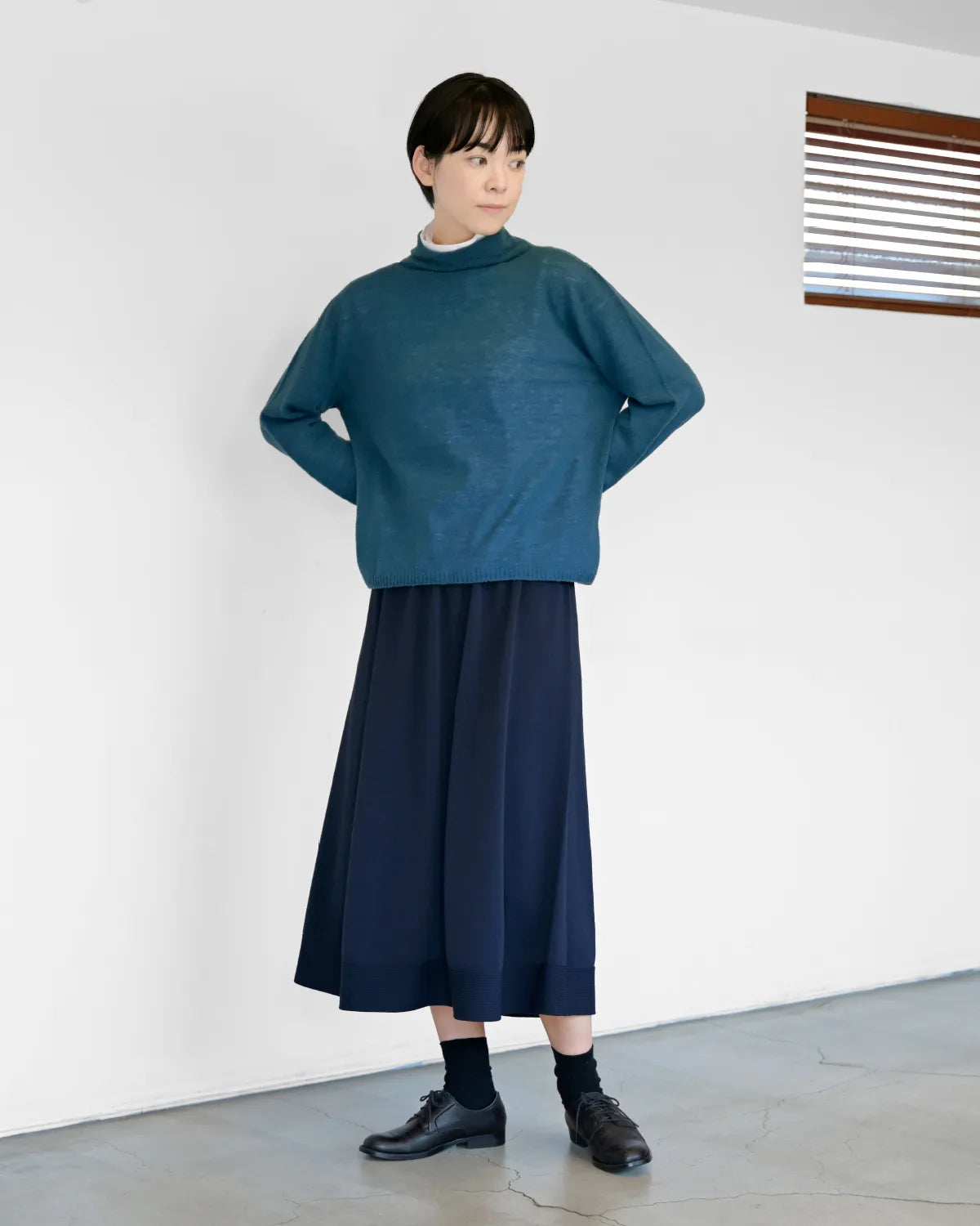 モデル身長:169cm#カラー_01 ダークネイビー
