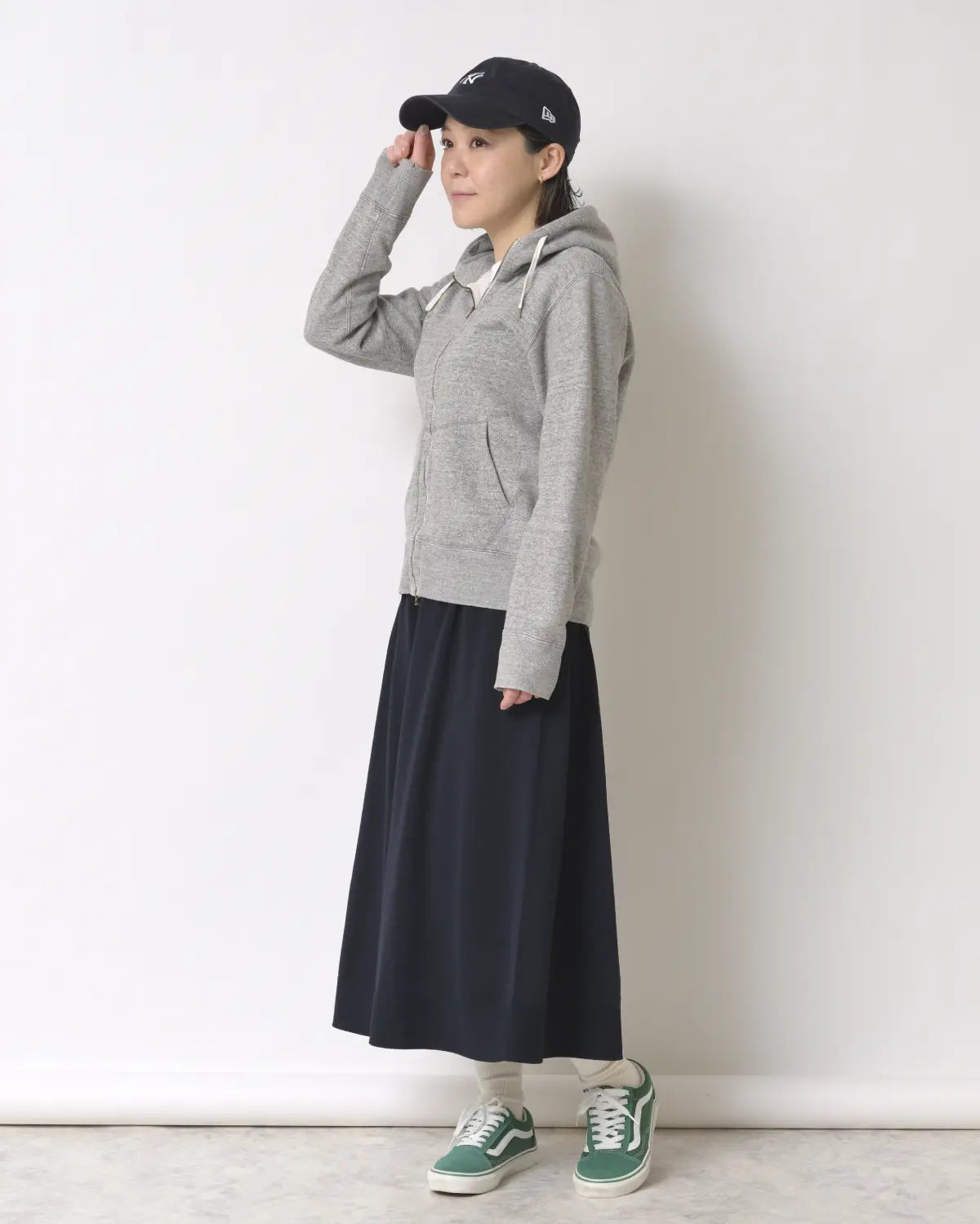 モデル身長:155cm#カラー_01 ダークネイビー