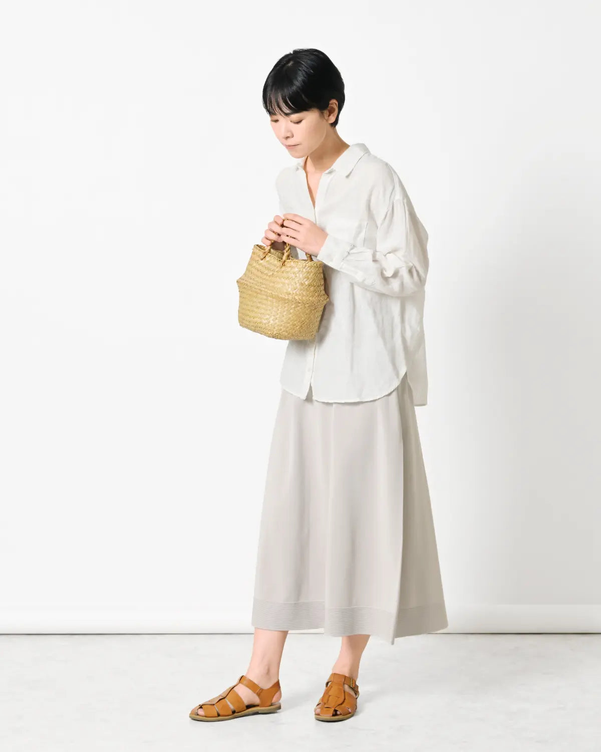 モデル身長:169cm#カラー_50 アイスベージュ